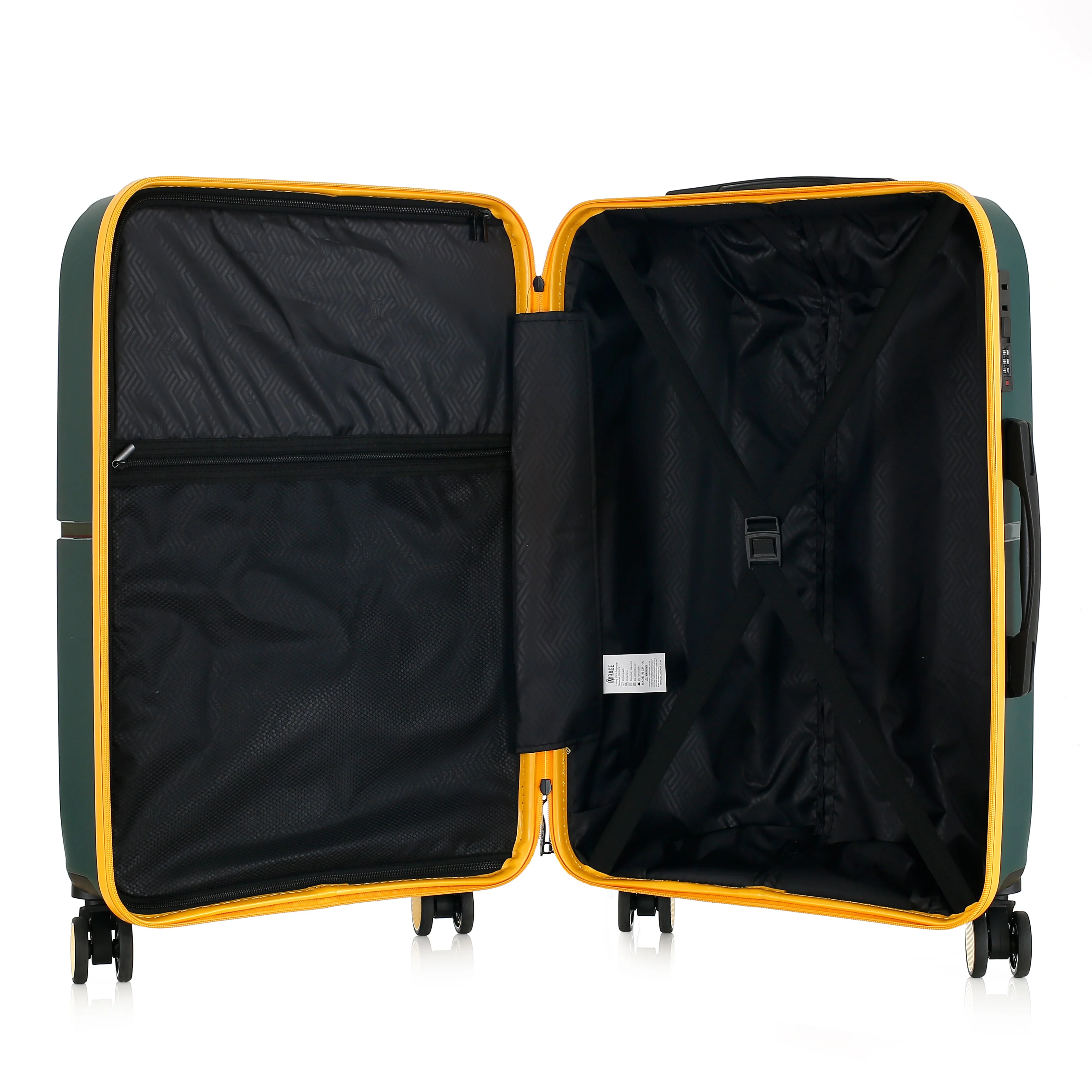 GALA Polycarbonate 3 Piece Spinner Luggage Set with Lock - Image 2