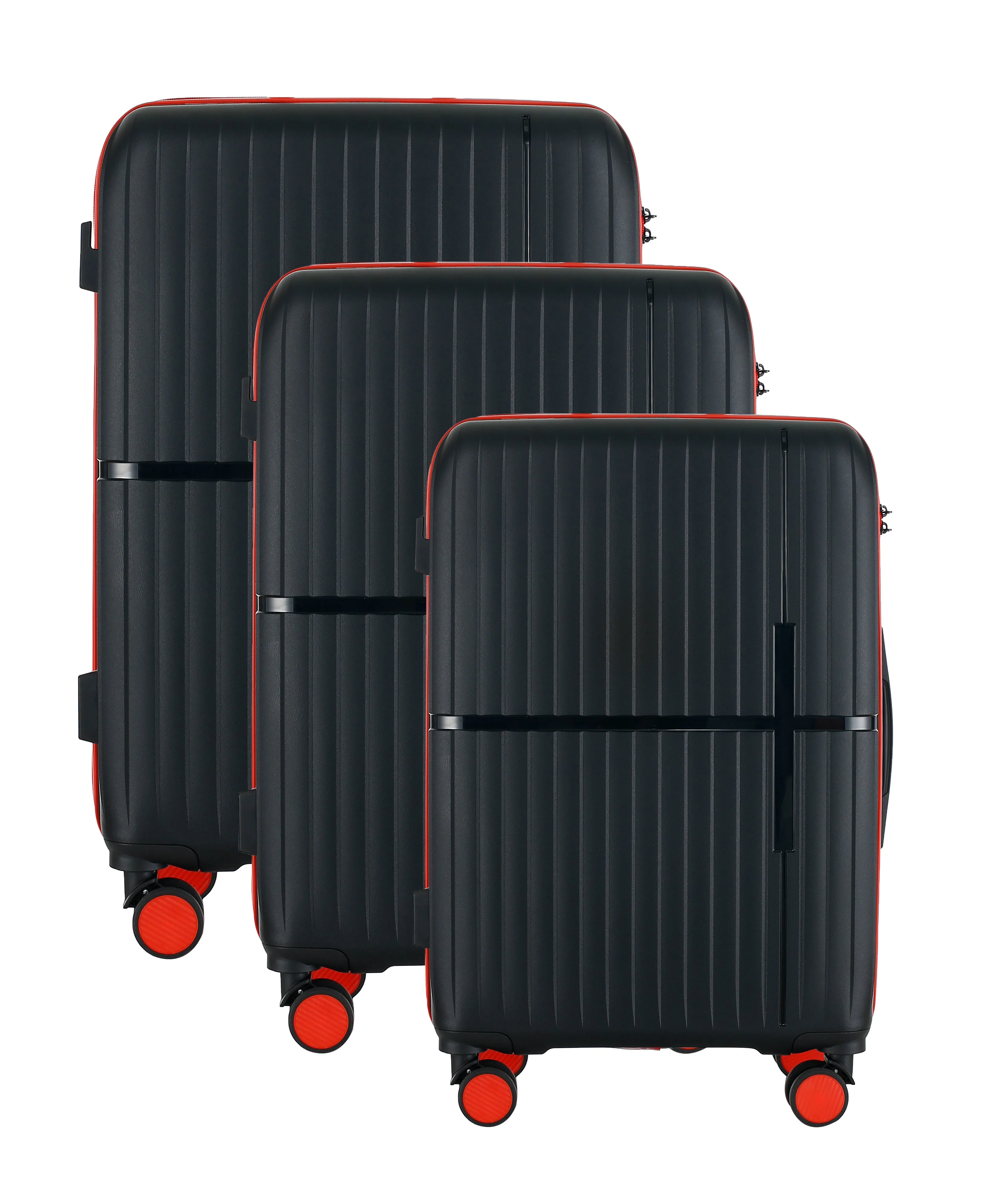 GALA Polycarbonate 3 Piece Spinner Luggage Set with Lock - Image 7