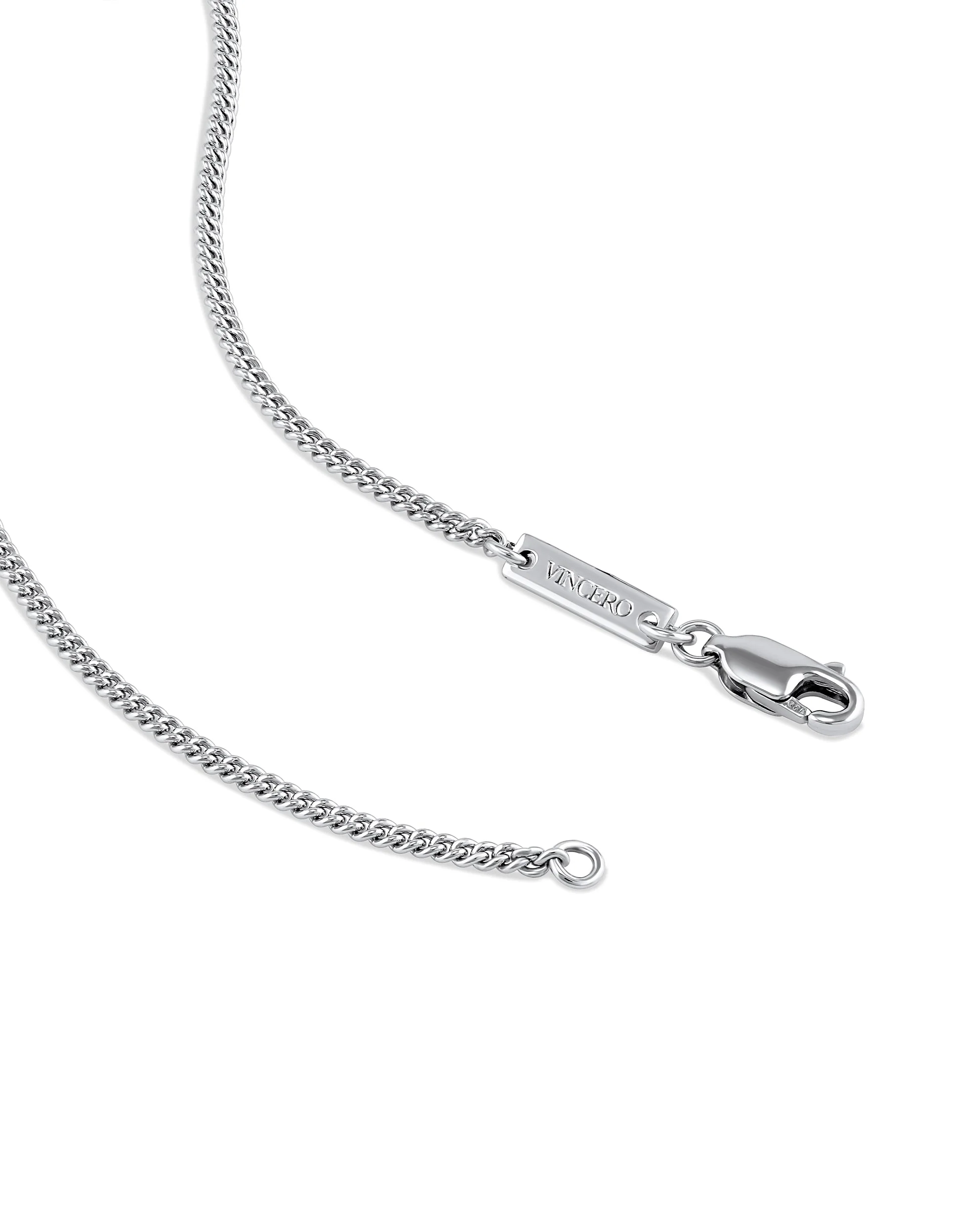 Gemstone Cross Pendant - Sapphire - Image 11