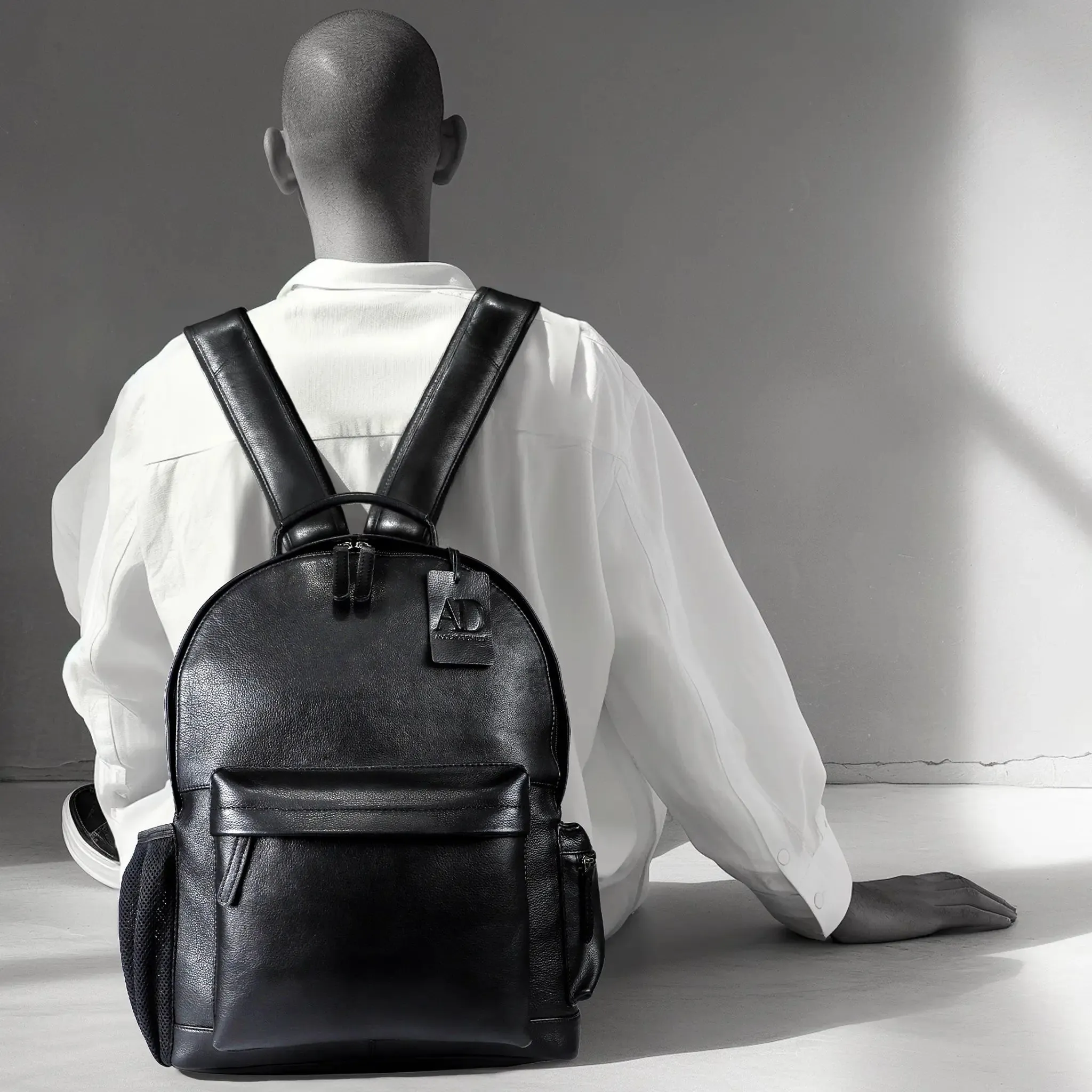 Genuine Leather Backpack - Image 2