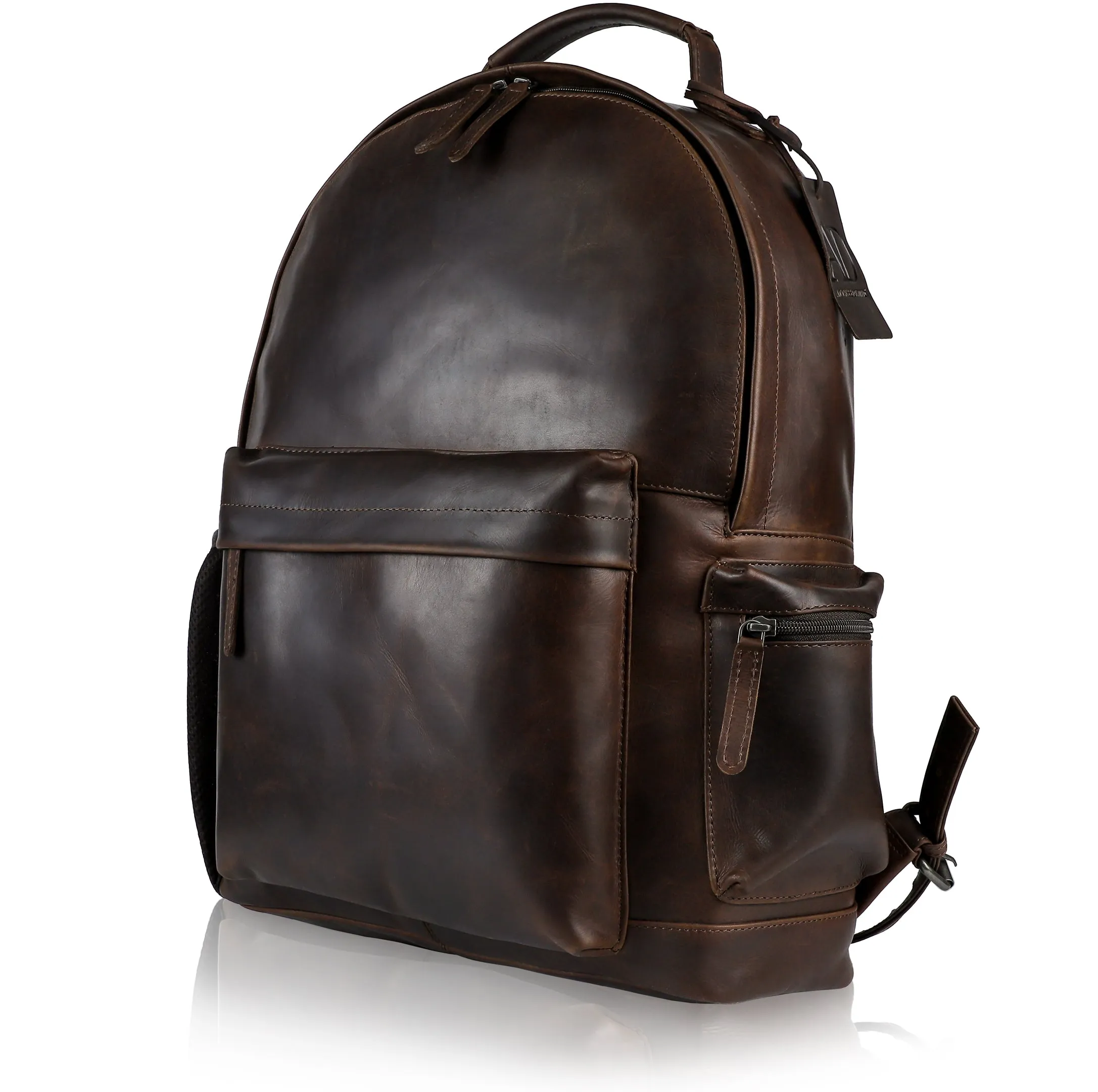 Genuine Leather Backpack - Image 9