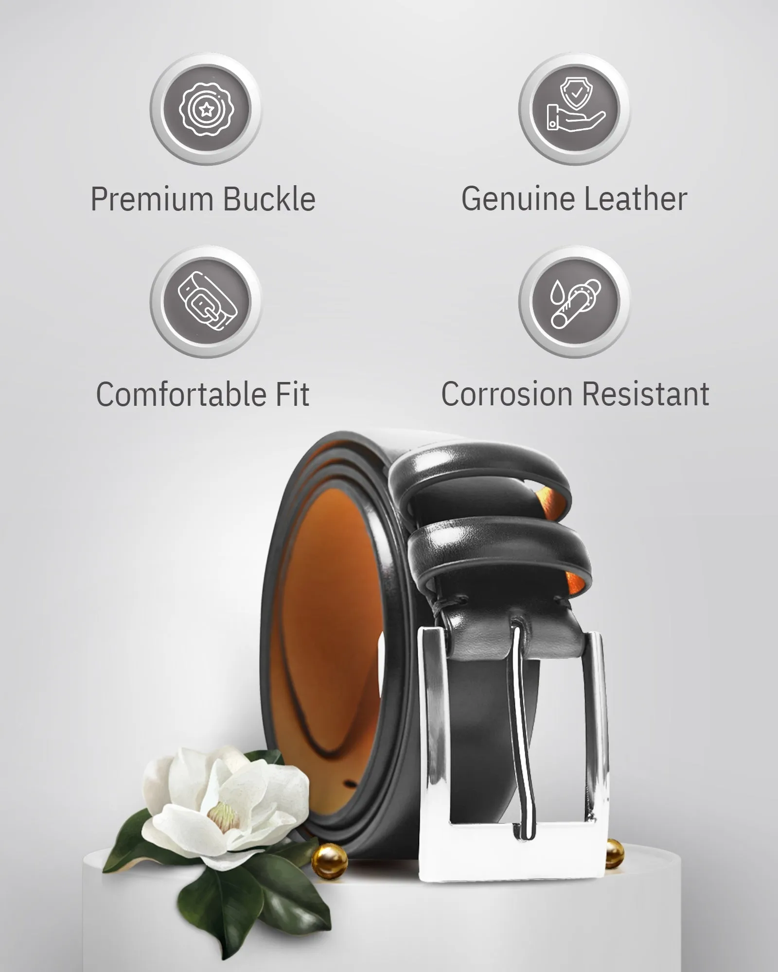Genuine Leather Belt - Image 2