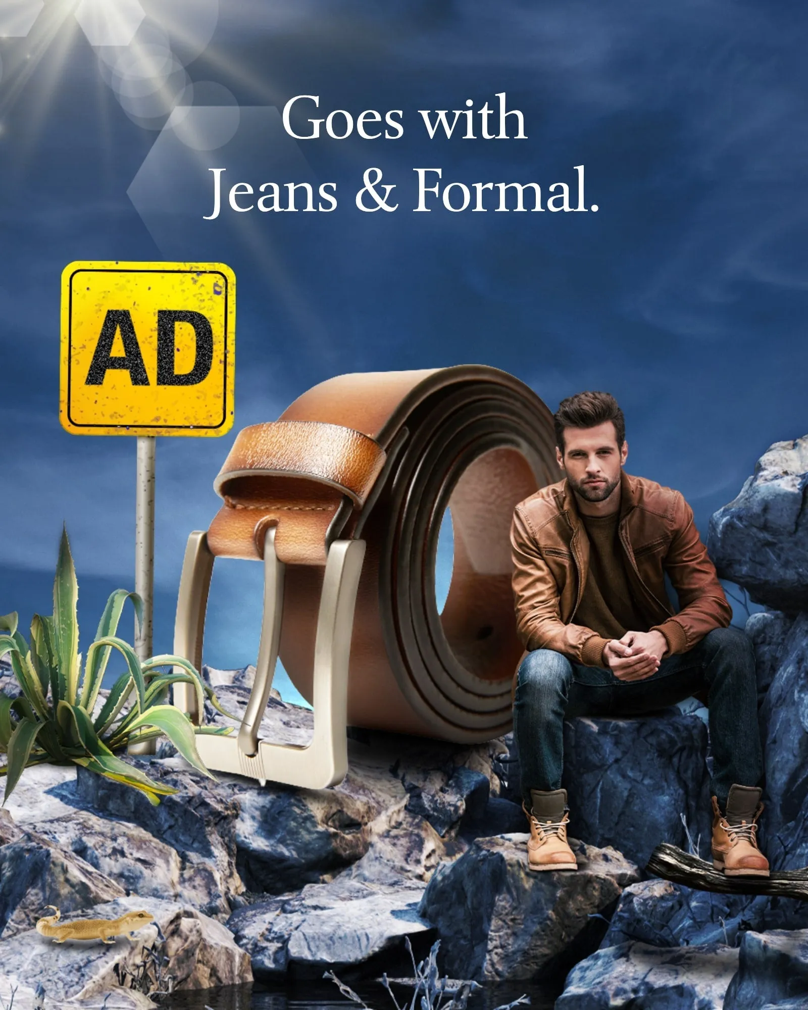 Genuine Leather Belt - Image 2