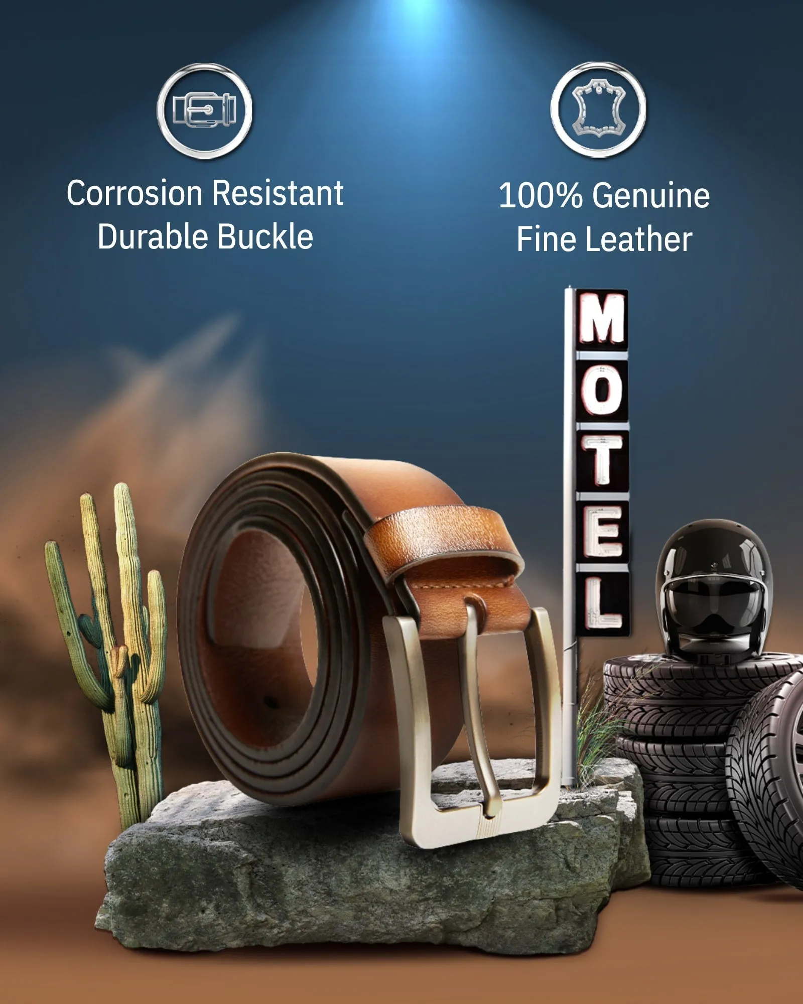 Genuine Leather Belt - Image 3