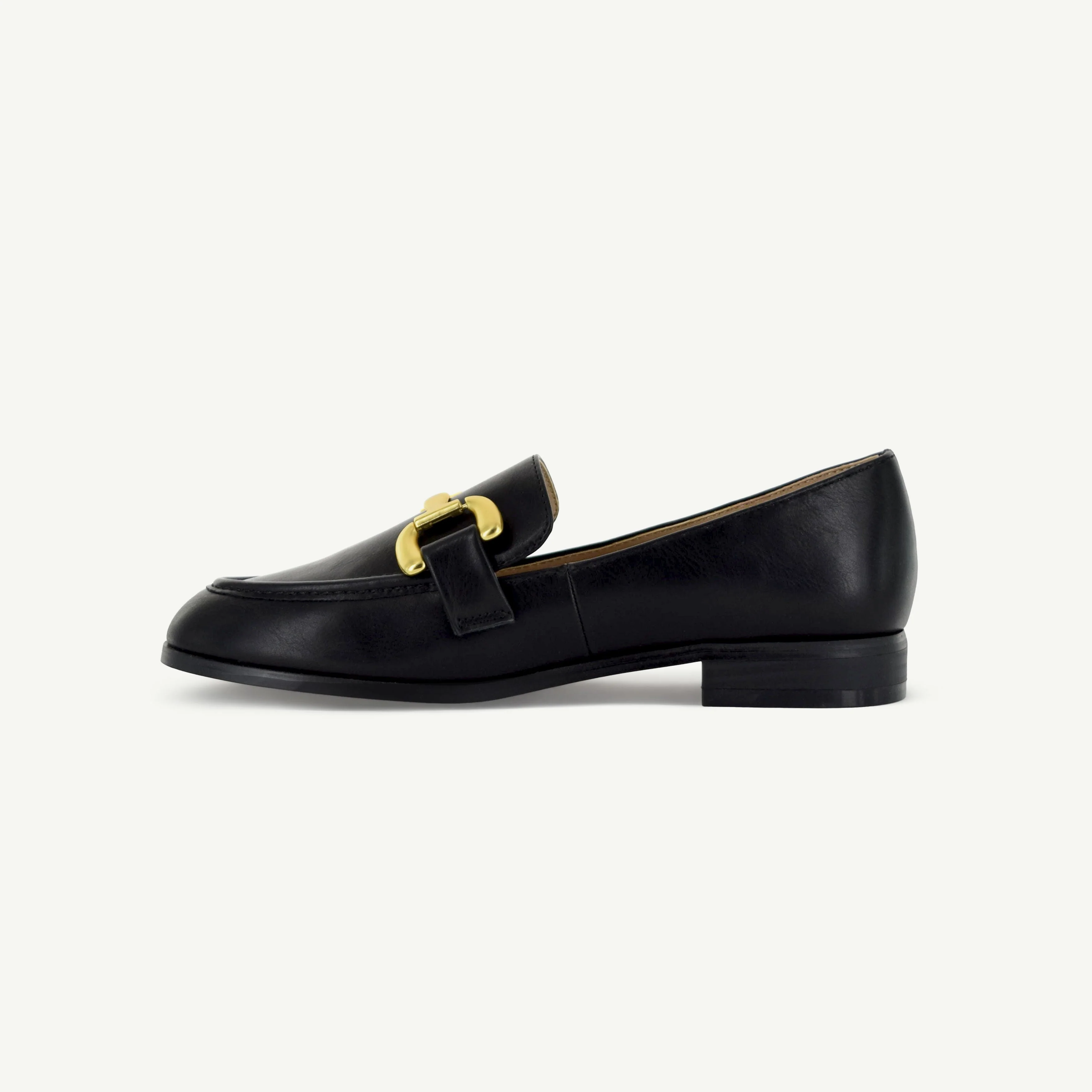 Georgina: Classic Loafer - Black - Image 3