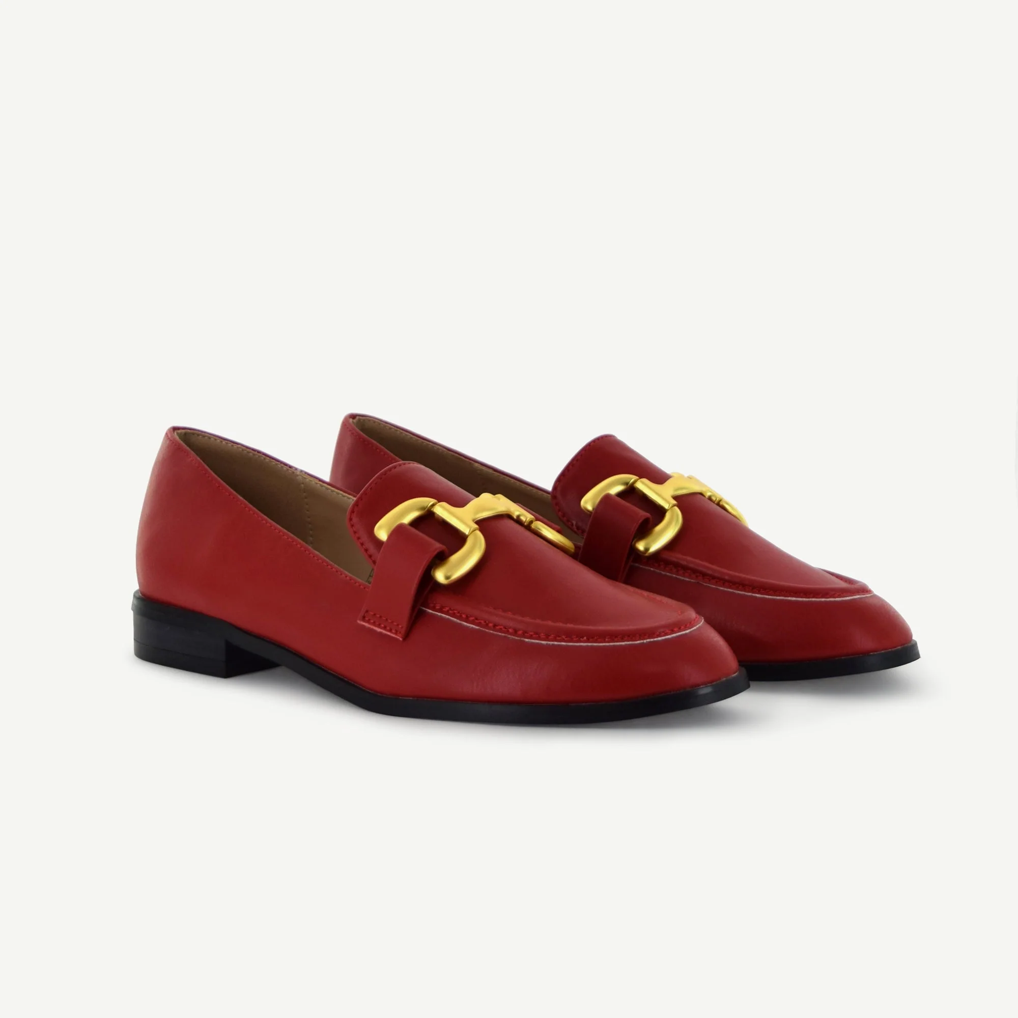 Georgina: Classic Loafer - Cardinal - Image 5