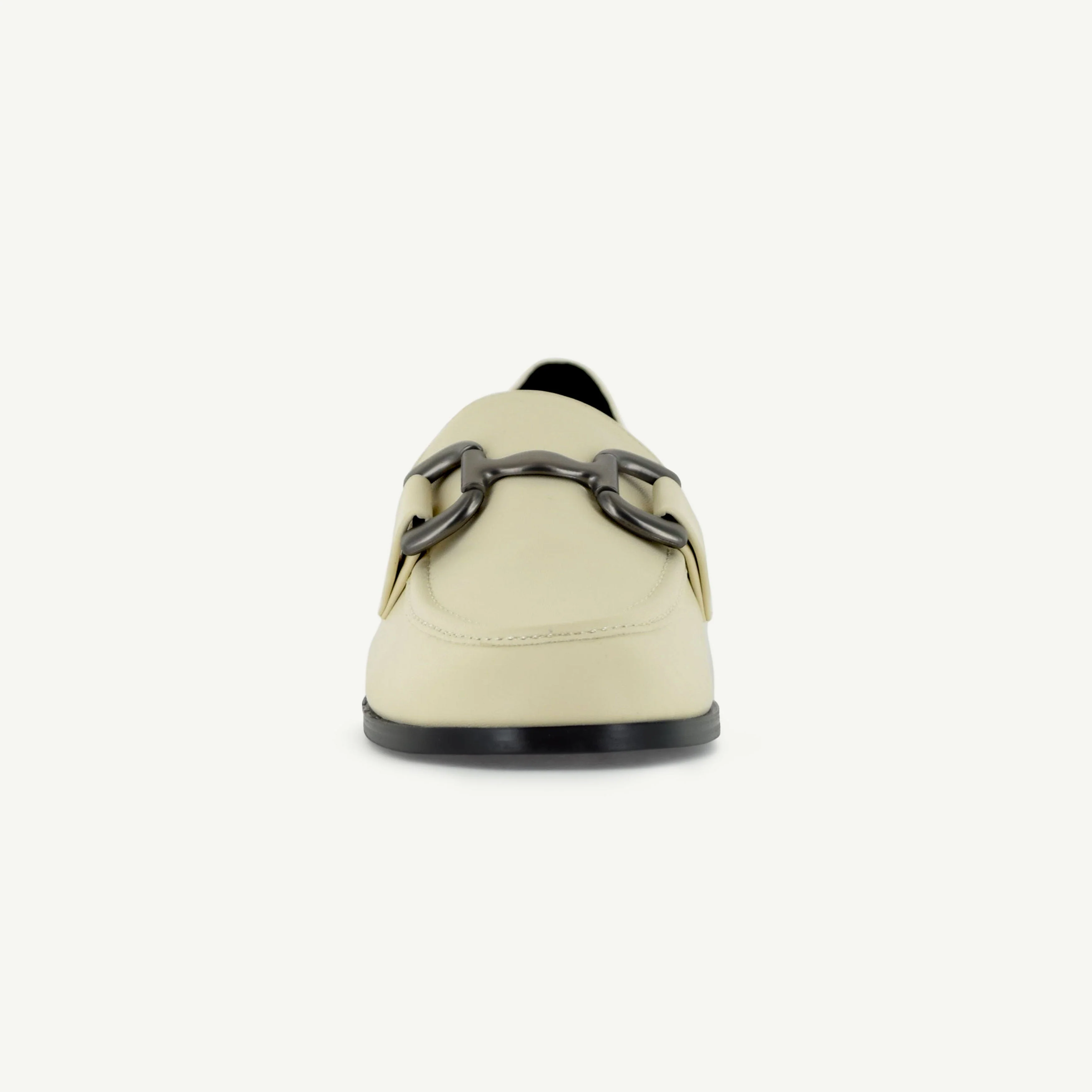 Georgina: Classic Loafer - Ecru - Image 4