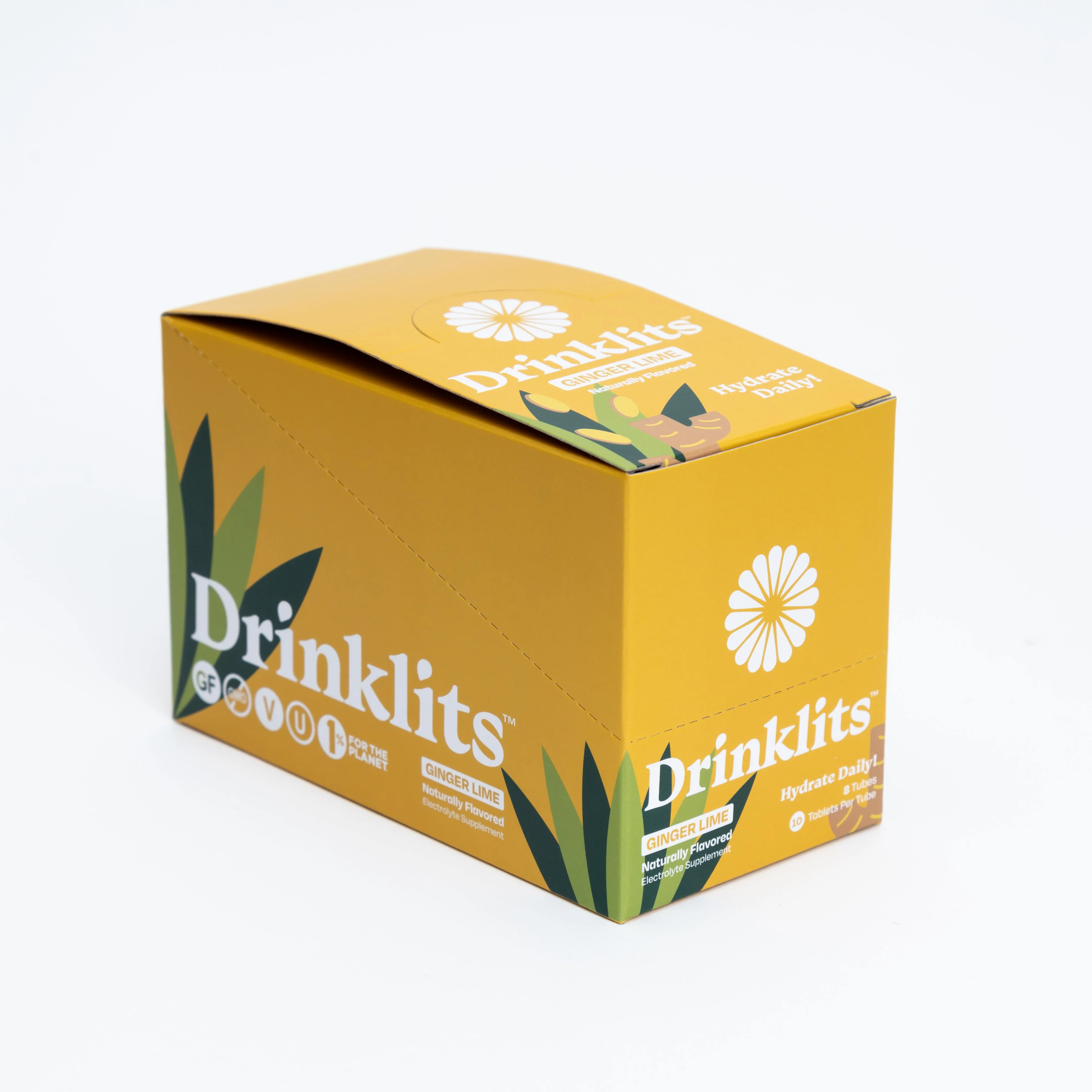 Ginger-Lime Electrolyte Tablets for Daily Hydration (8 Tubes, 80 Servings) - Image 10