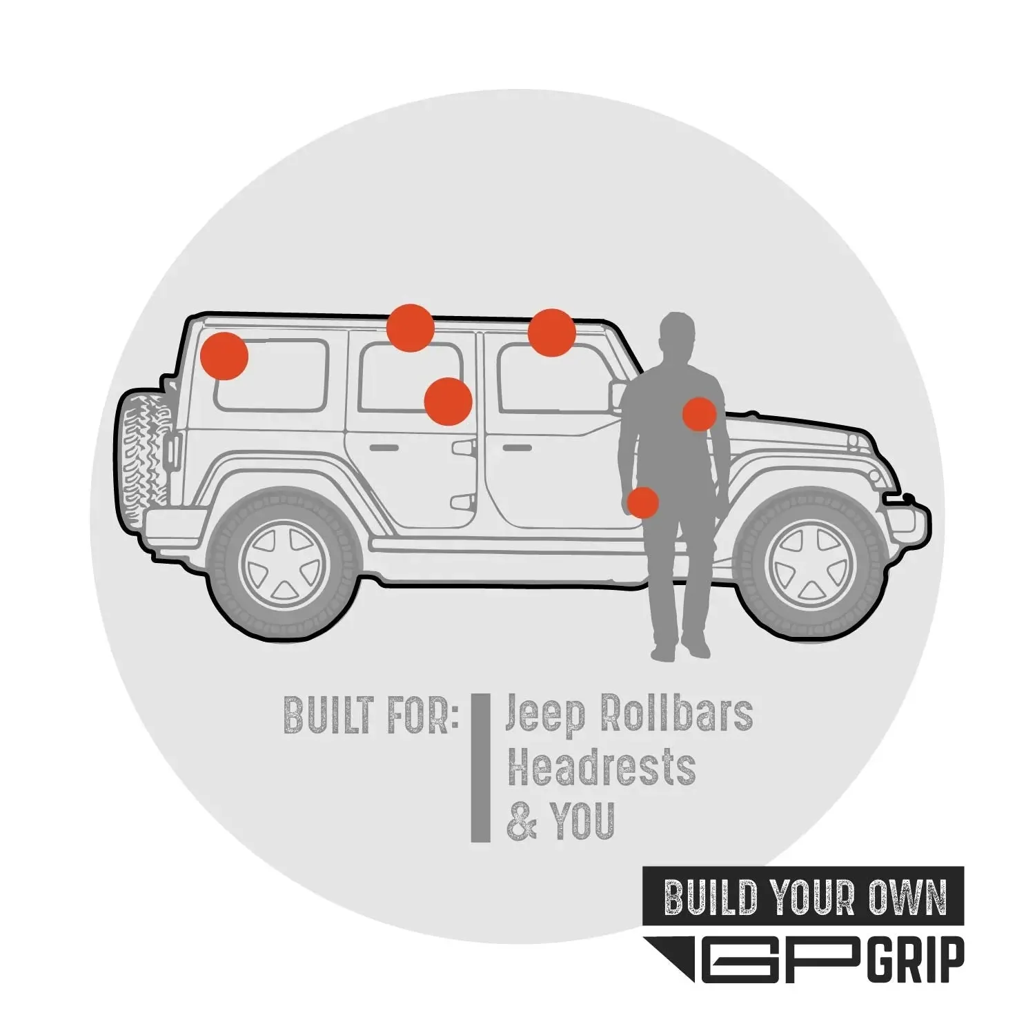 GP Grip PRO Jeep Color Handles 2007-23 - Image 4