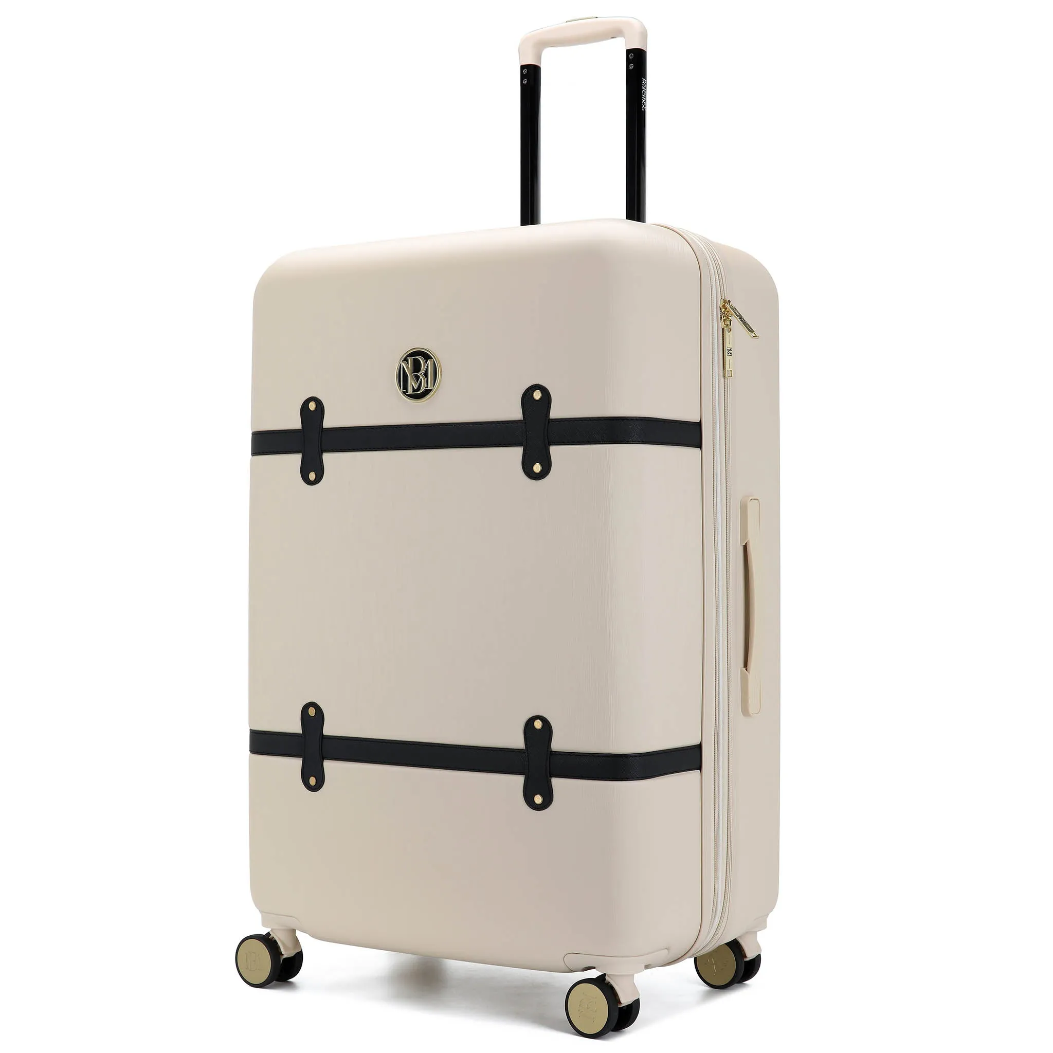 Grace Expandable 25" Medium Checked Retro Suitcase - Image 12