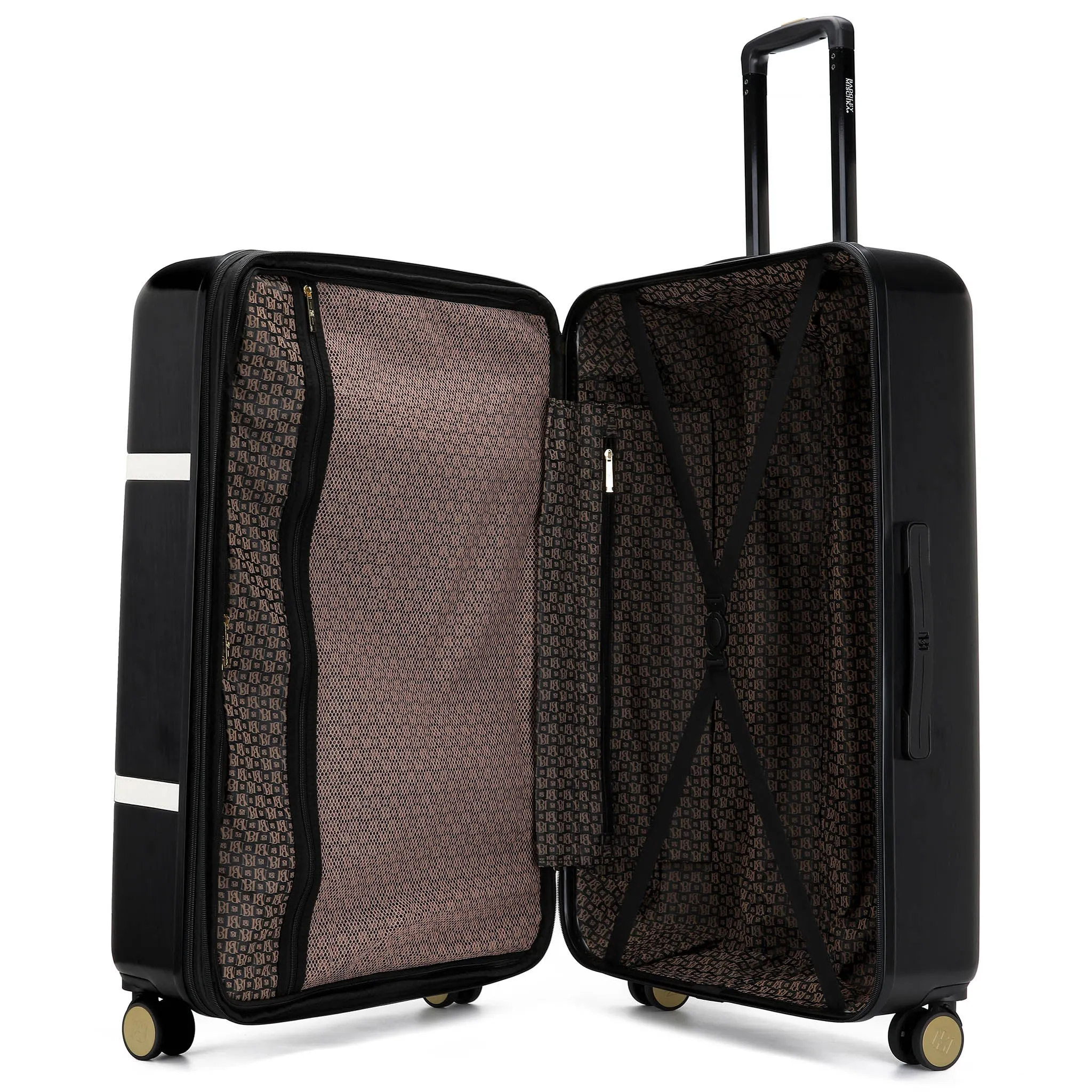 Grace Expandable 25" Medium Checked Retro Suitcase - Image 15