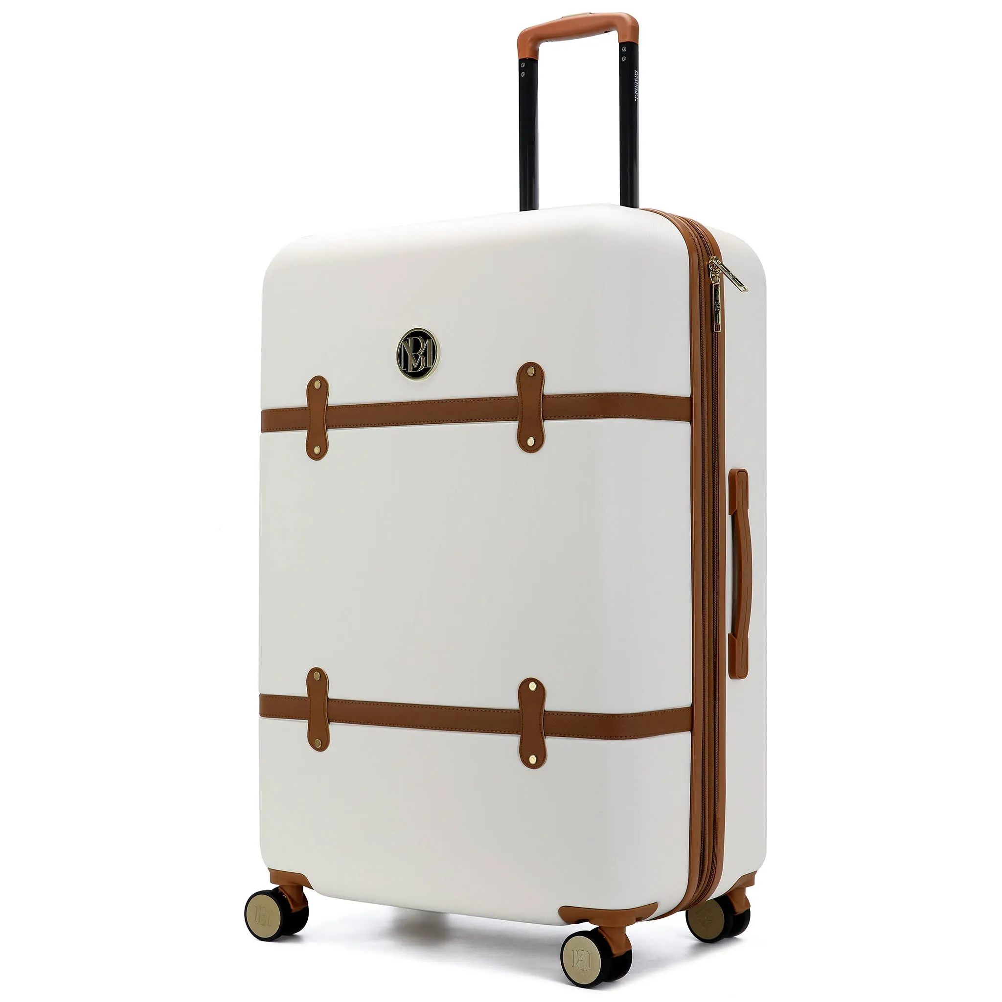 Grace Expandable 25" Medium Checked Retro Suitcase - Image 16