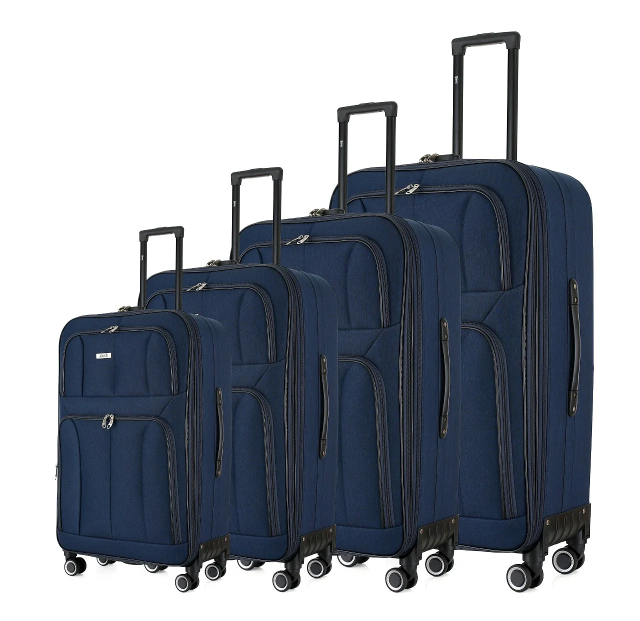 Grace Soft shell Expandable 4-Piece Spinner Luggage Set with Lock - Image 14