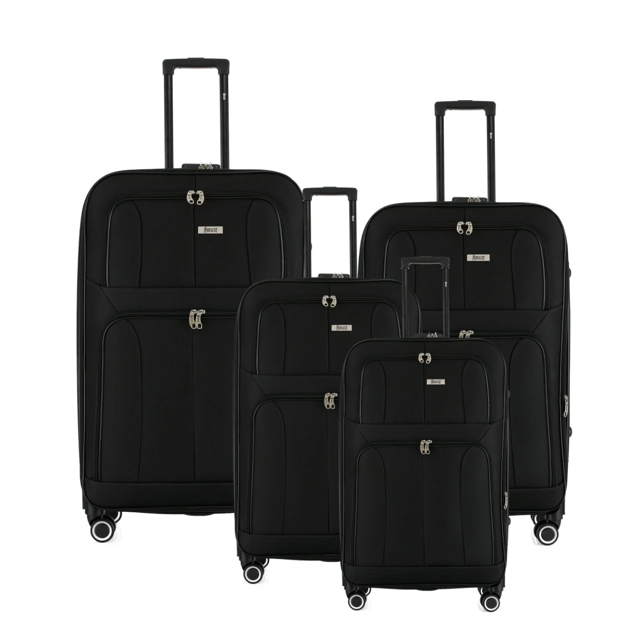 Grace Soft shell Expandable 4-Piece Spinner Luggage Set with Lock - Image 4