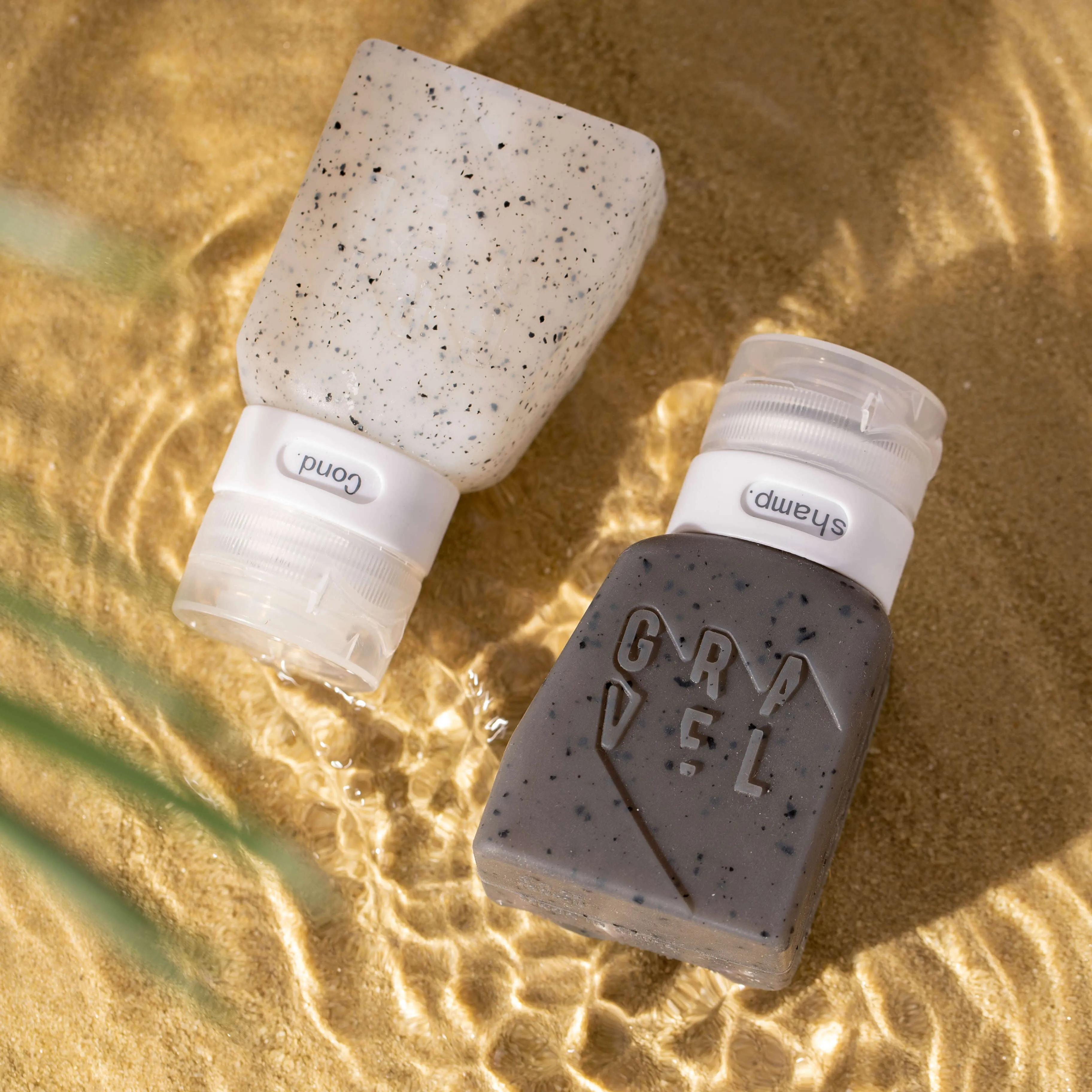Gray & Clear | Travel Bottles For Liquids 3oz (89 ml) (Two Pack) - Image 2