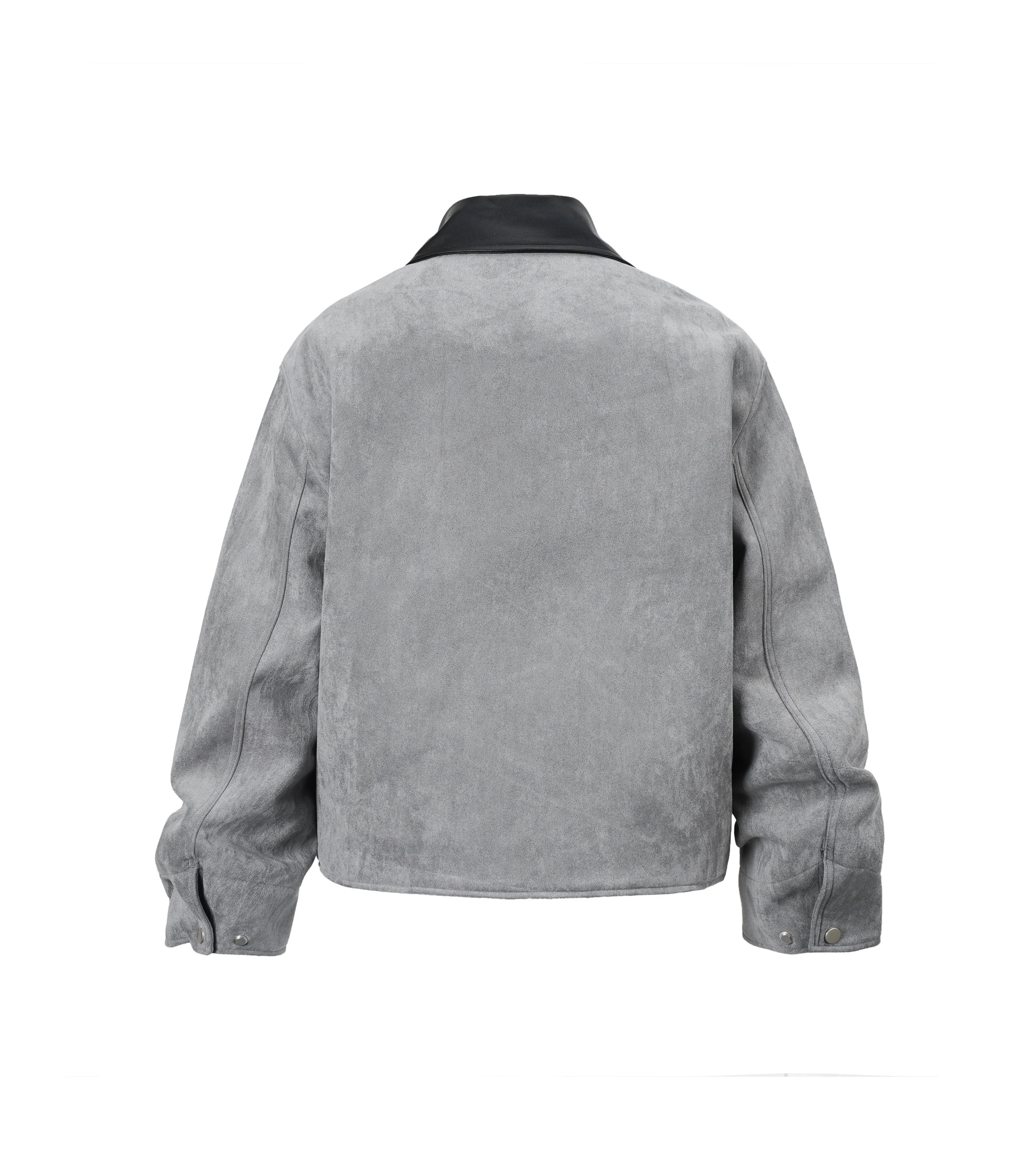 GREY SUEDE WORK JACKET - Image 2