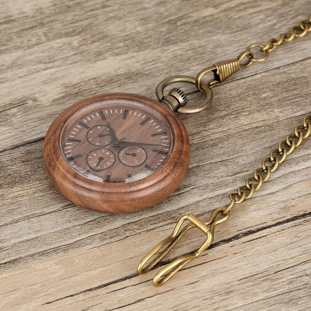 Groomsmen Set of 10 Wooden Pocket Watch | Perfecto - Image 4