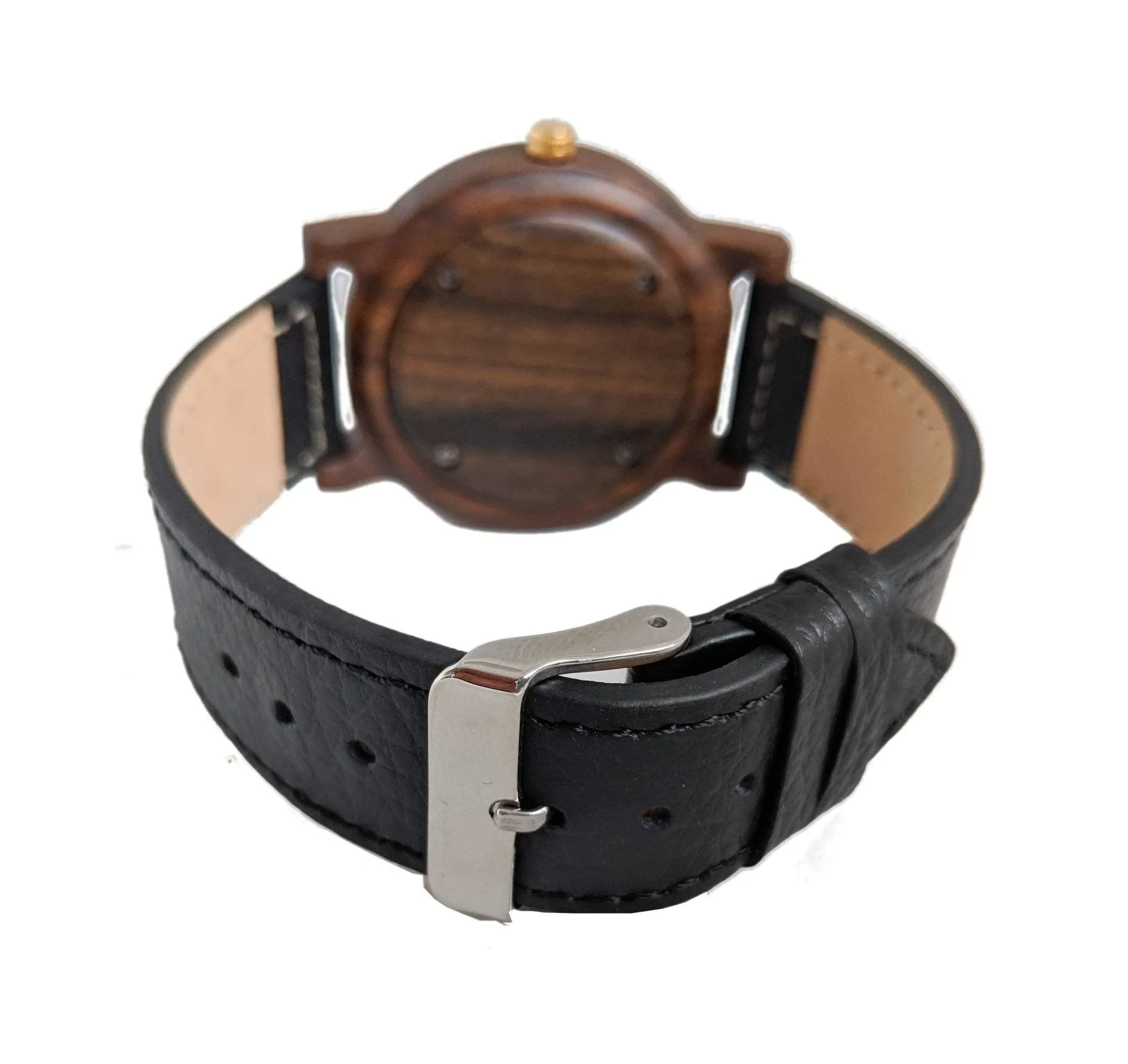 Groomsmen Set Of 10 Wooden Men's Watches Black Arce - Image 3