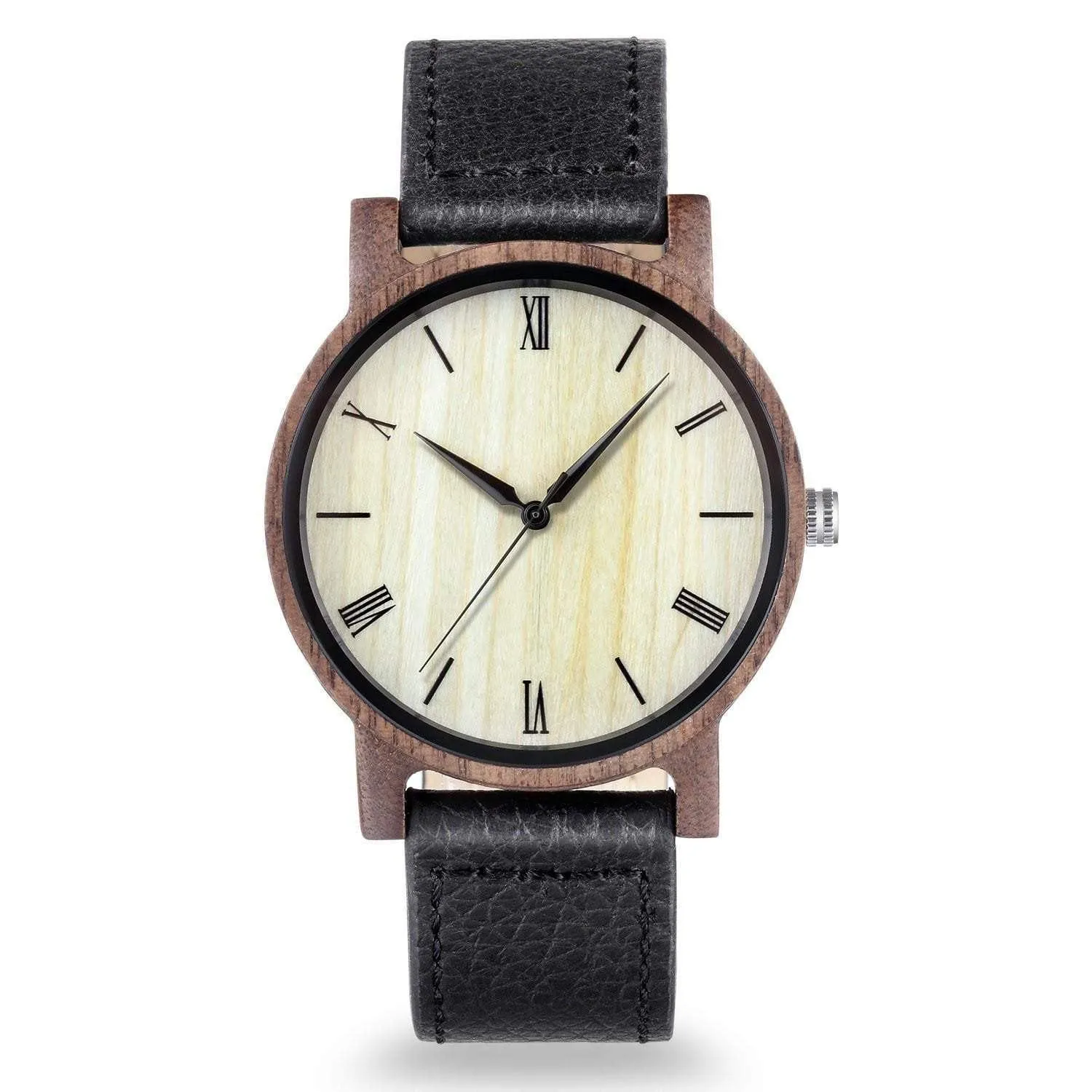 Groomsmen Set Of 10 Wooden Men's Watches Walnut Arce - Image 2