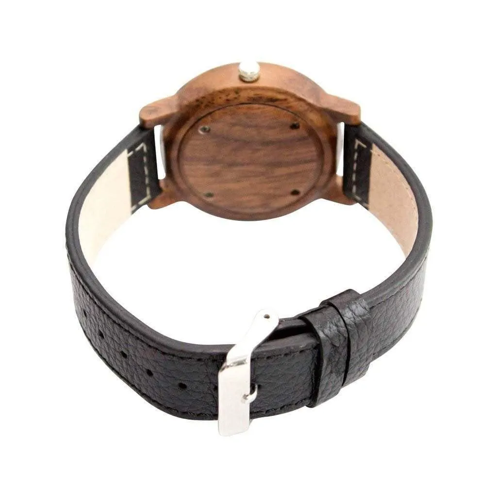 Groomsmen Set Of 10 Wooden Men's Watches Walnut Arce - Image 3