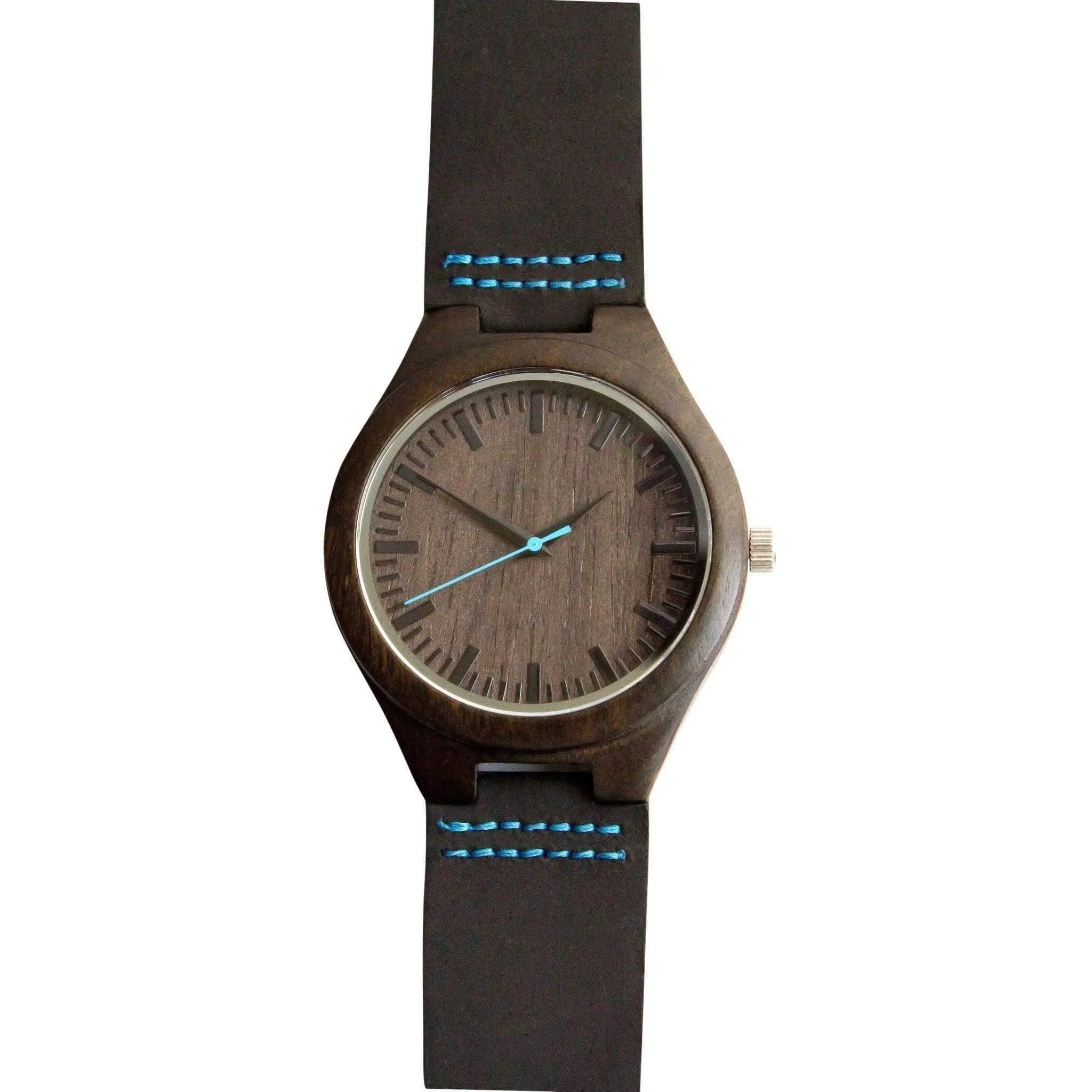 Groomsmen Set Of 11 Wooden Men's Watches - Blue Energico - Image 2