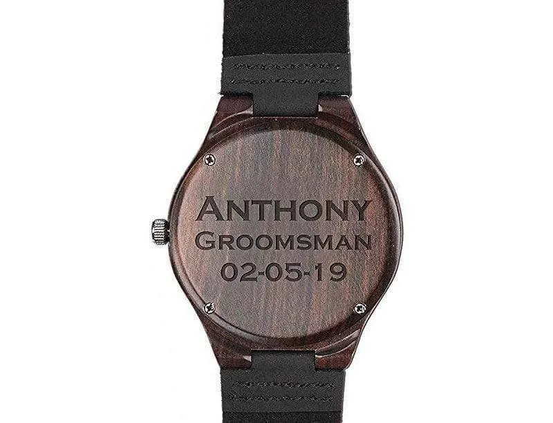 Groomsmen Set Of 11 Wooden Men's Watches -  Energico - Image 5