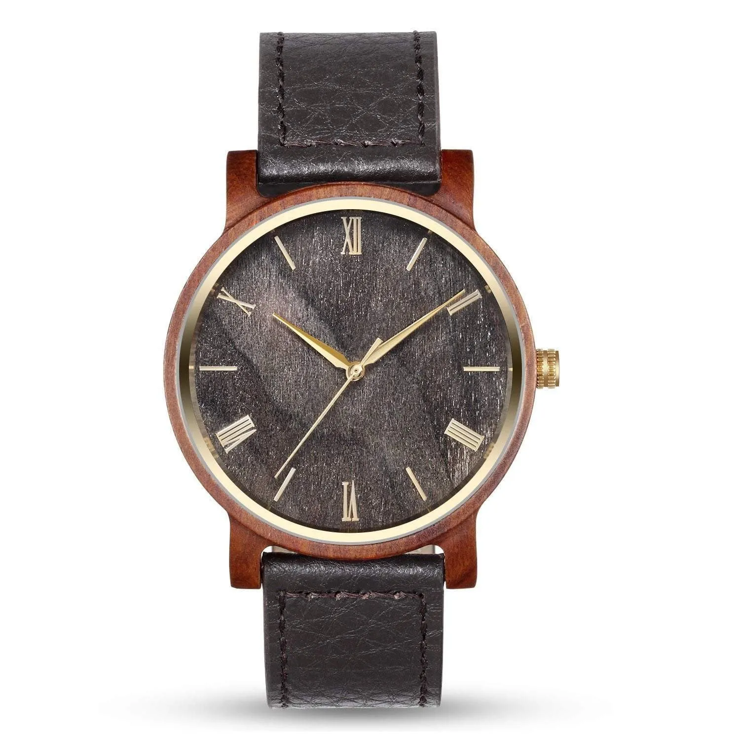Groomsmen Set Of 11 Wooden Men's Watches Red Arce - Image 2