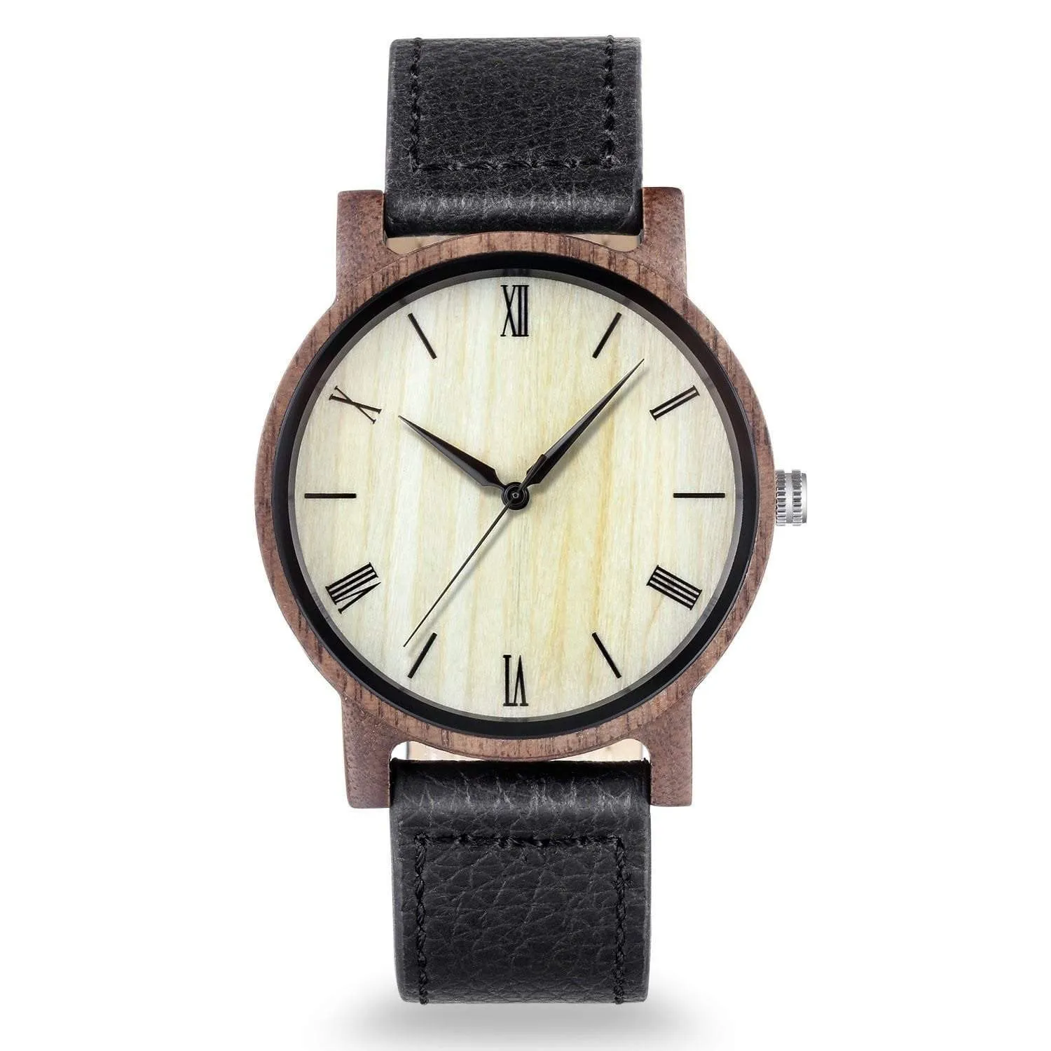 Groomsmen Set Of 11 Wooden Men's Watches Walnut Arce - Image 4