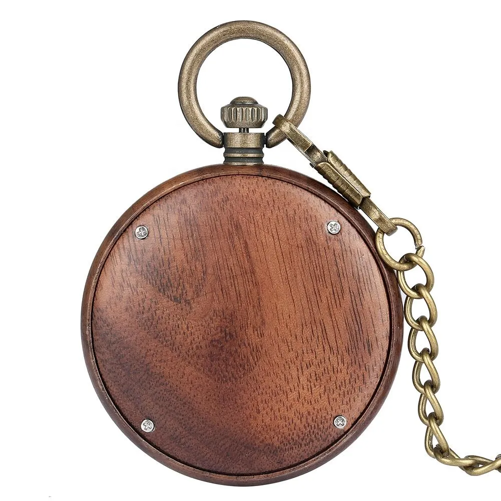 Groomsmen Set of 12 Wooden Pocket Watch | Arce - Image 3
