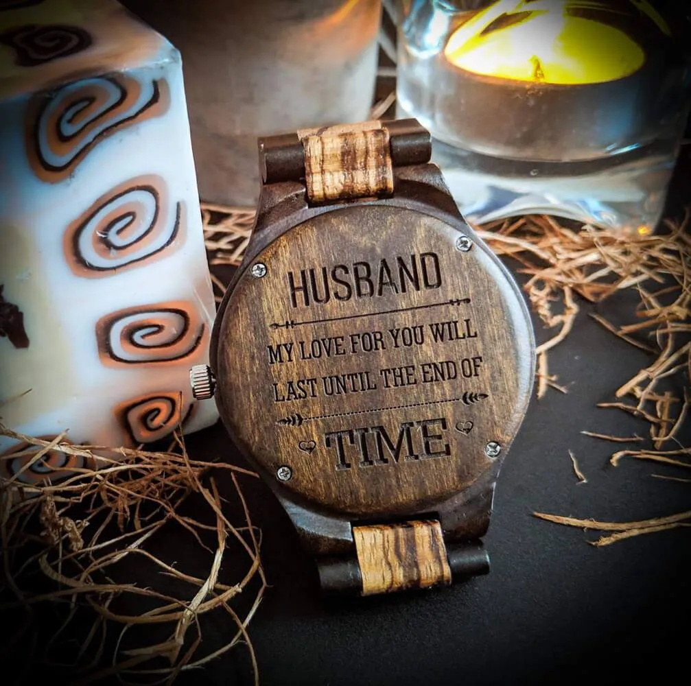 Groomsmen Set Of 12 Wooden Men's Watches - Grandiose - Image 4