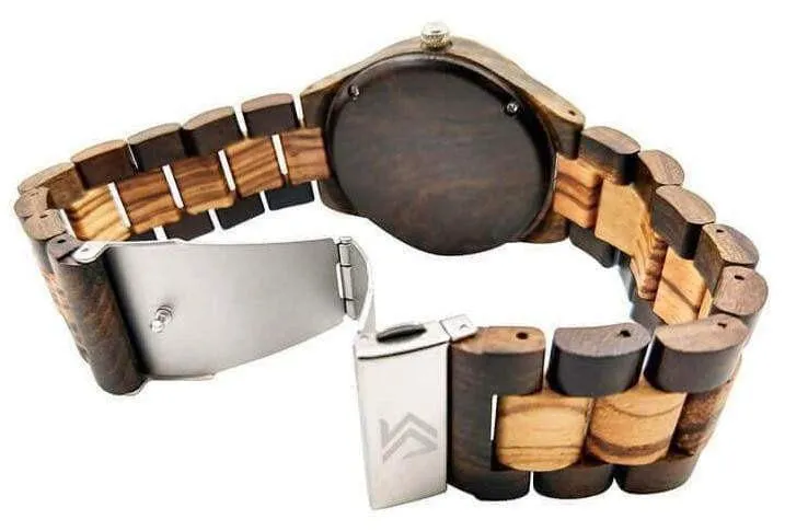Groomsmen Set Of 12 Wooden Men's Watches - Grandiose - Image 5