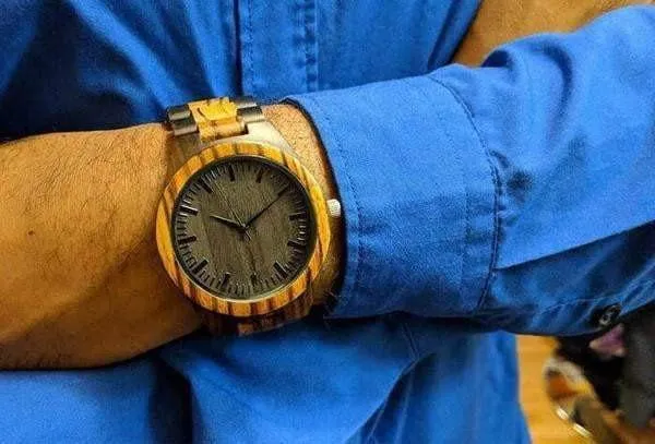 Groomsmen Set Of 12 Wooden Men's Watches - Grandiose - Image 6