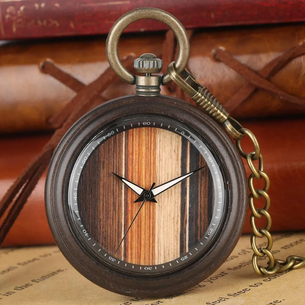 Groomsmen Set of 4 Wooden Pocket Watch | Valor - Image 7