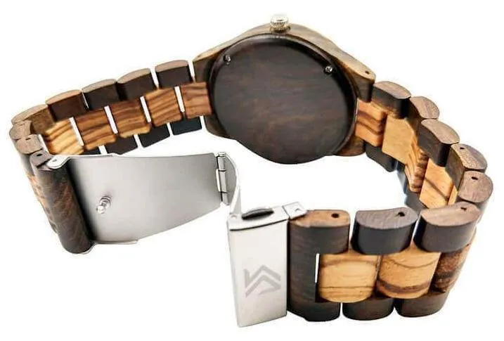 Groomsmen Set Of 4 Wooden Men's Watches - Grandiose - Image 3