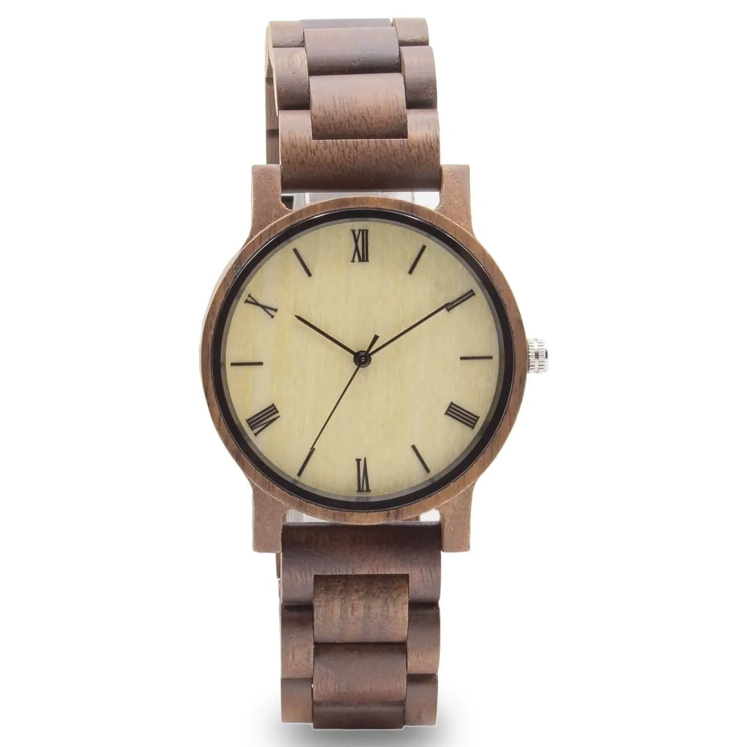 Groomsmen Set Of 4 Wooden Men's Watches - Walnut Arce - Image 2