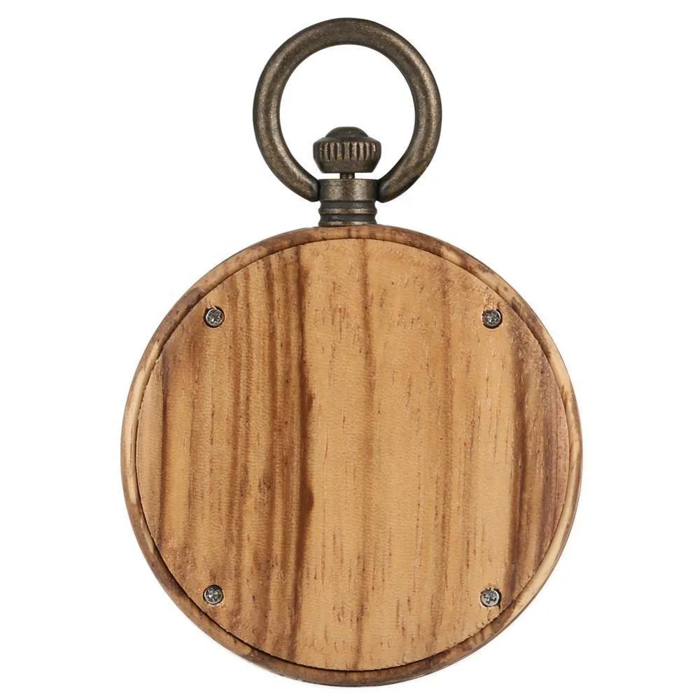 Groomsmen Set of 7 Wooden Pocket Watch | Arce - Image 2