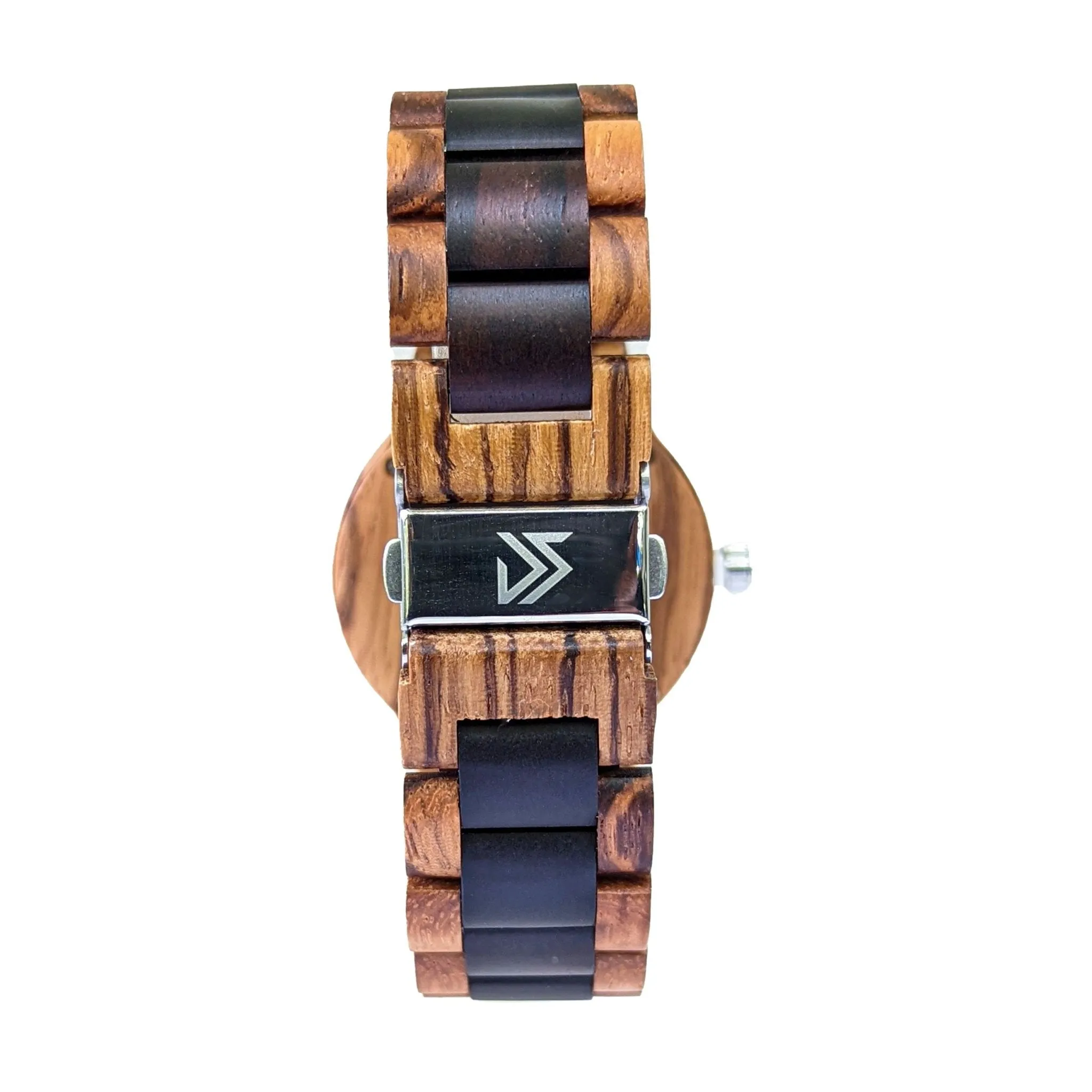 Men's Groomsmen Set of 7  Wooden Watch Justo | Blue - Image 4
