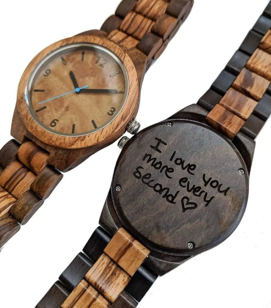 Groomsmen Set Of 7 Wooden Men's Watches - Creativo - Image 3