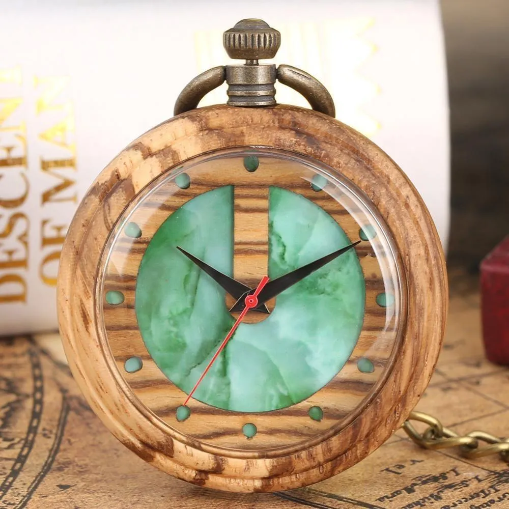 Men's Groomsmen Set of 9 Wooden Pocket Watch | Arce - Image 3