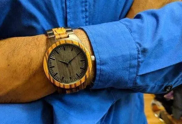 Groomsmen Set Of 9 Wooden Men's Watches - Grandiose - Image 5