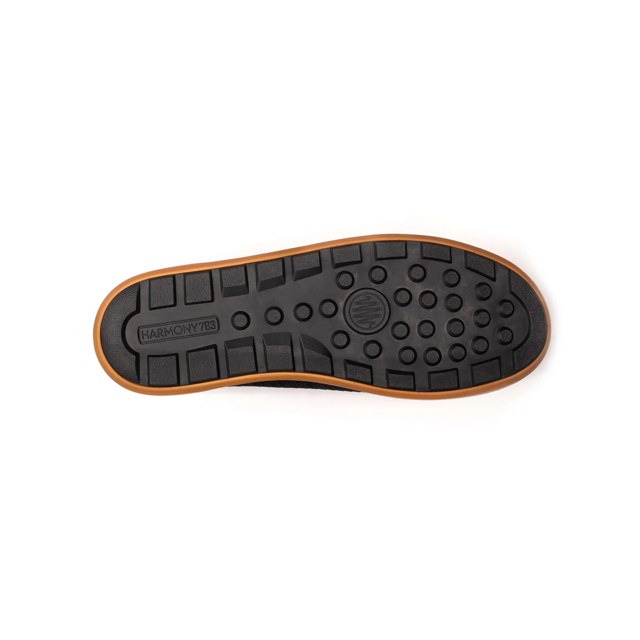 Grounding Slip-On Shoes • Black & Cognac Bamboo Knit - Image 8