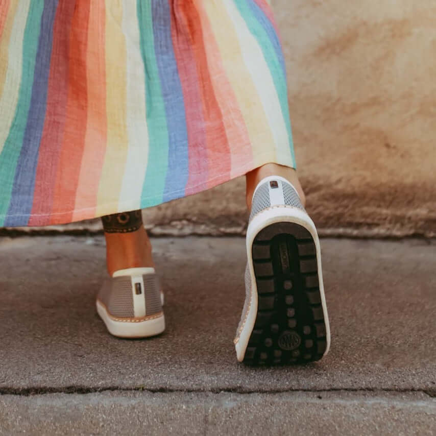 Grounding  Slip-On Shoes • Grey Bamboo Knit - Image 2