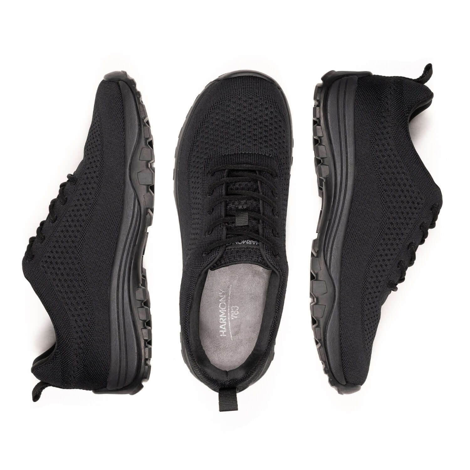 Grounding Sneakers • Black Knit - Image 3