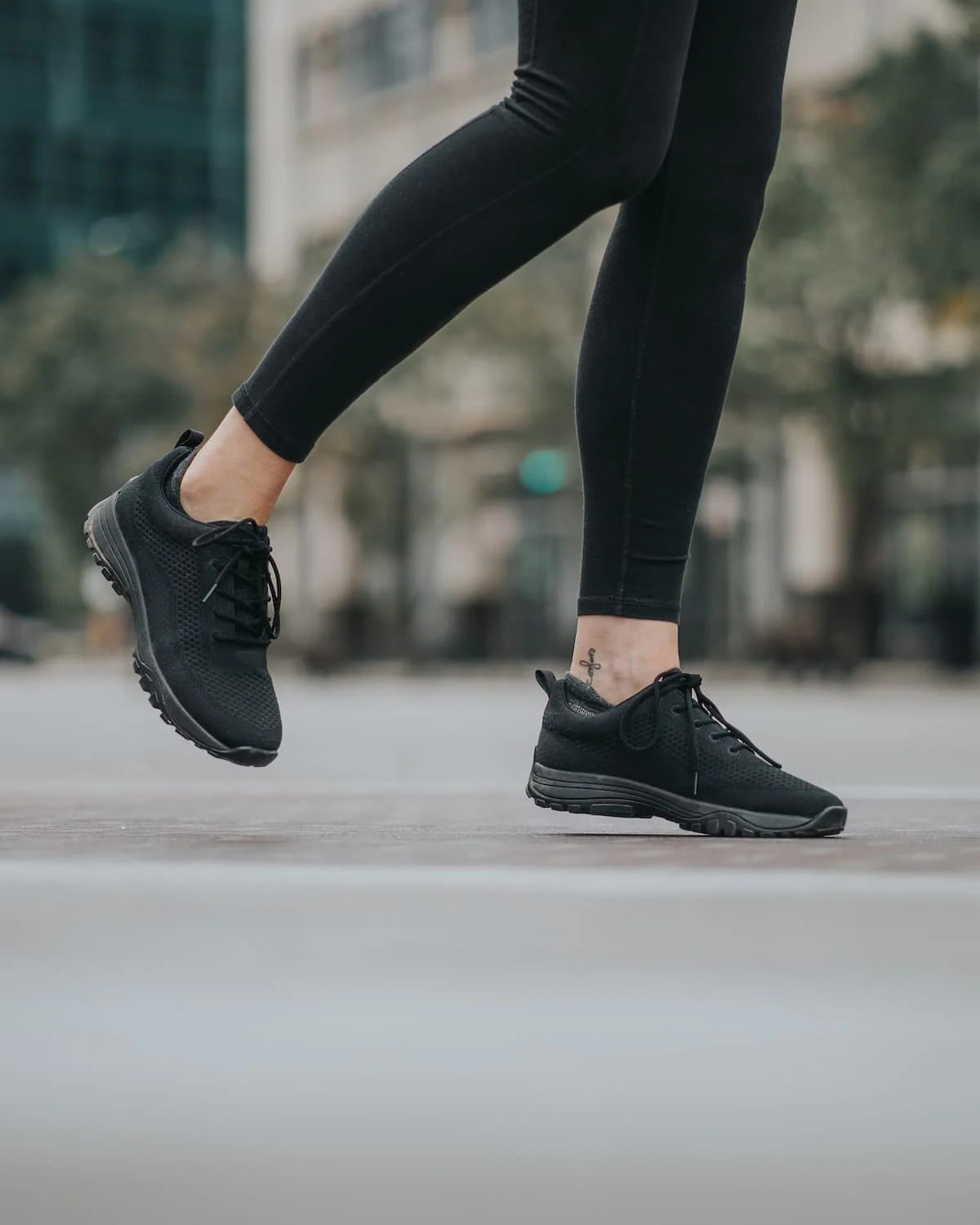 Grounding Sneakers • Black Knit - Image 5