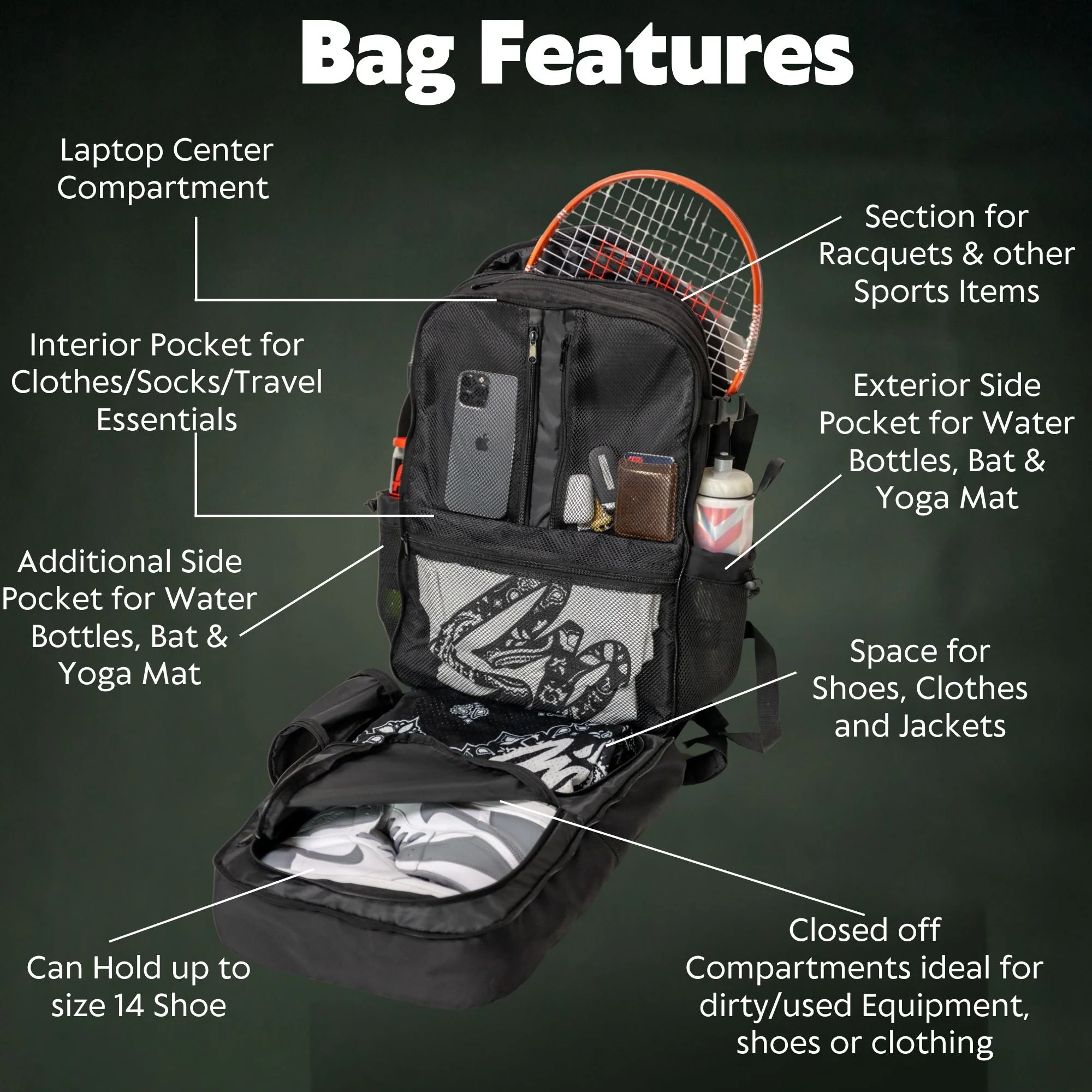 Gym Tactical Backpack - Image 4