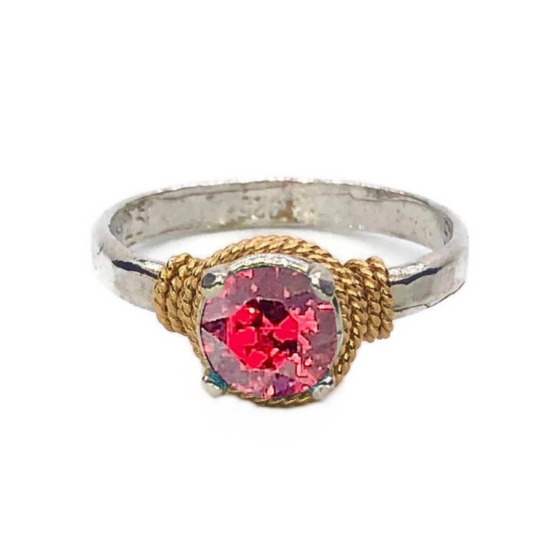 Hand Hammered Birthstone Ring - Image 12