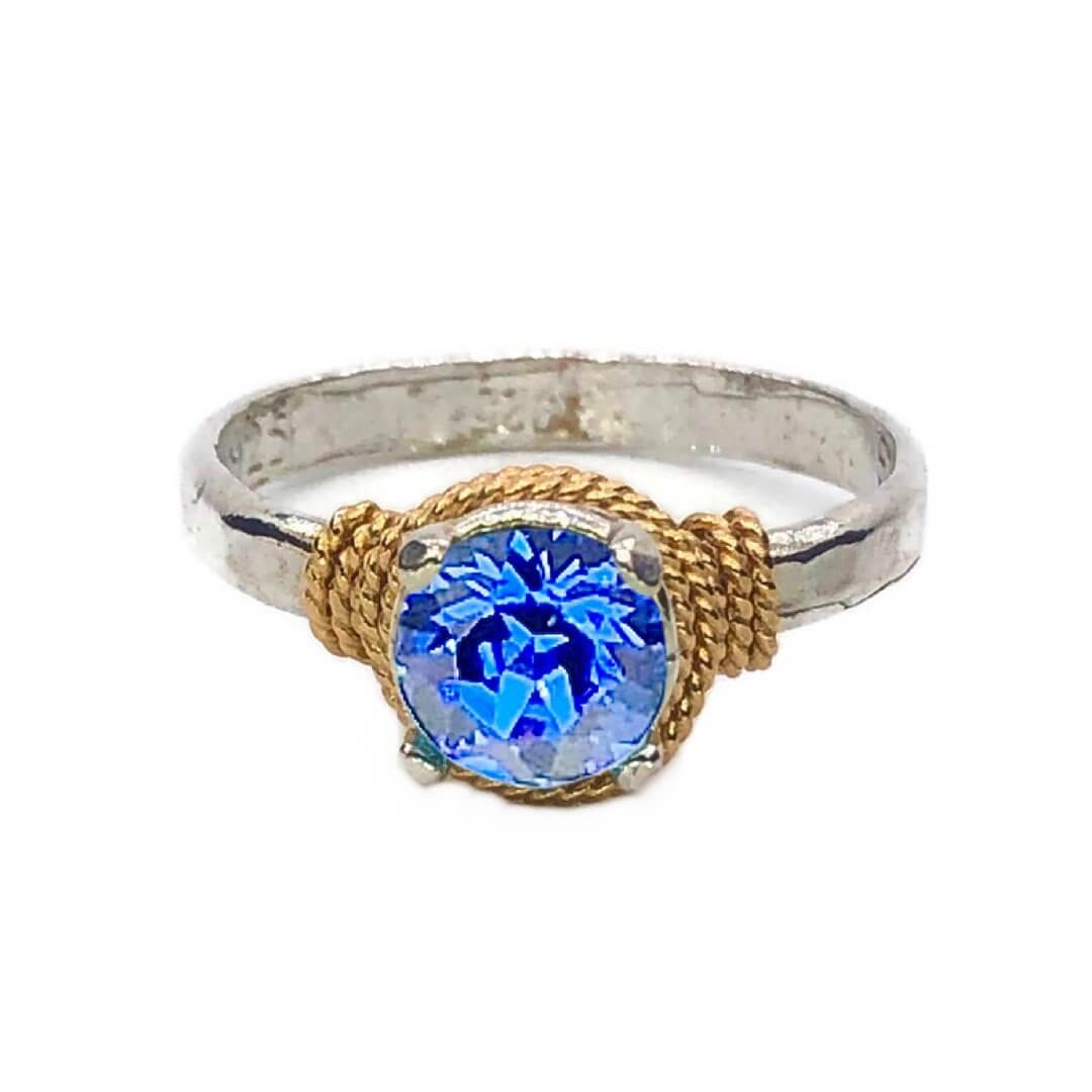 Hand Hammered Birthstone Ring - Image 14