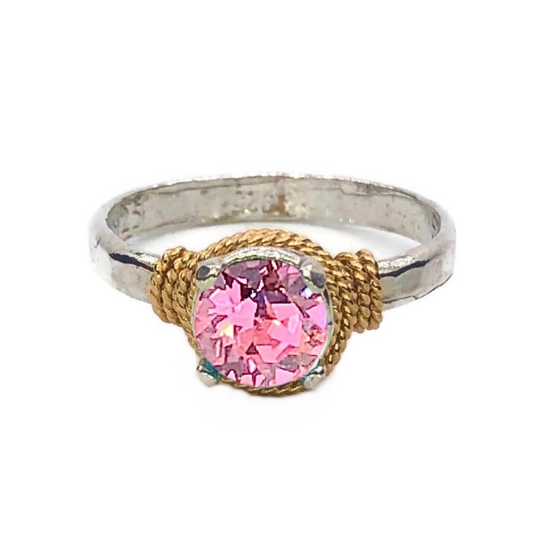 Hand Hammered Birthstone Ring - Image 15