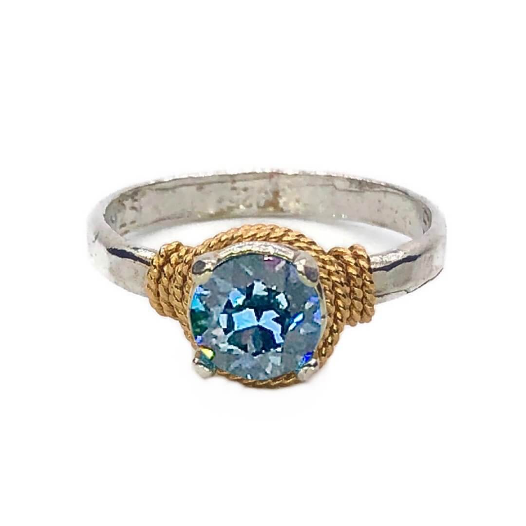 Hand Hammered Birthstone Ring - Image 17