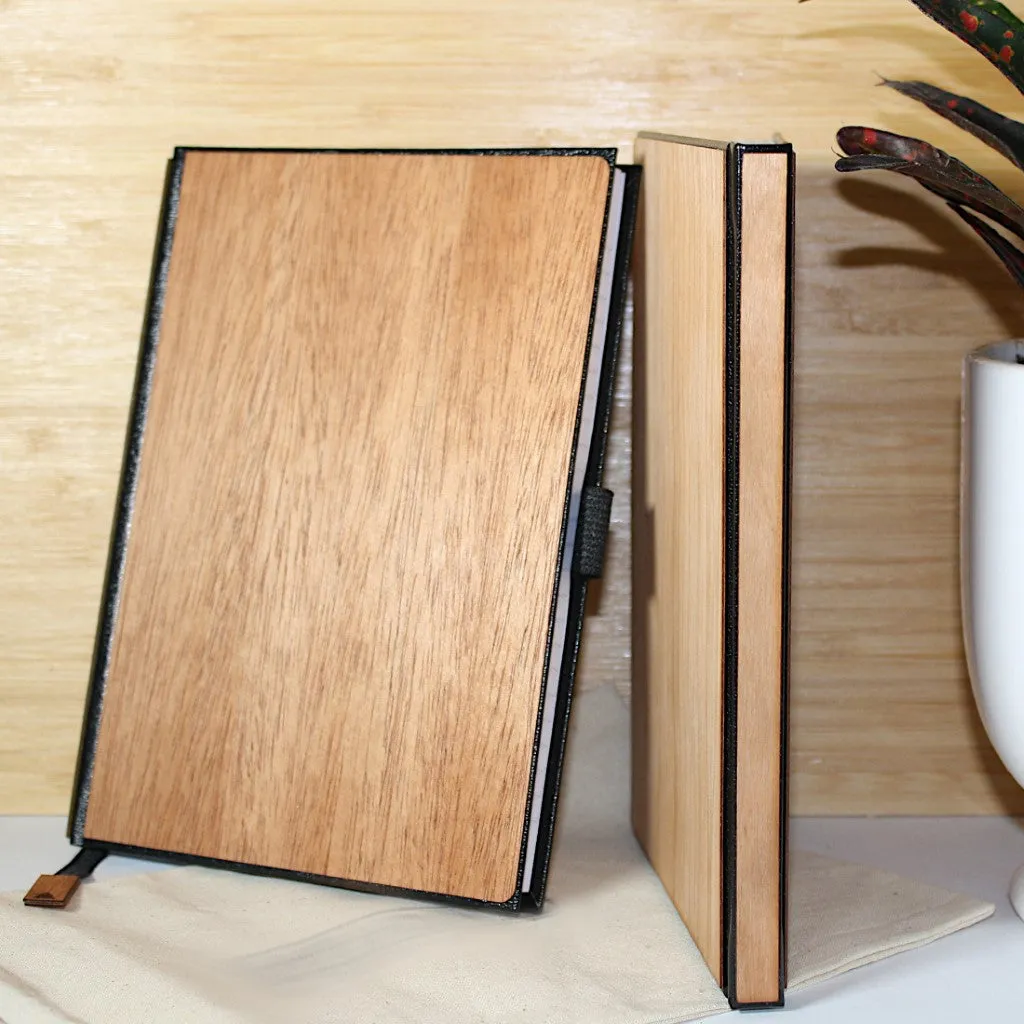 Handcrafted Wooden Journal / Planner (Laser-Engraved Simple Tree) - Image 14